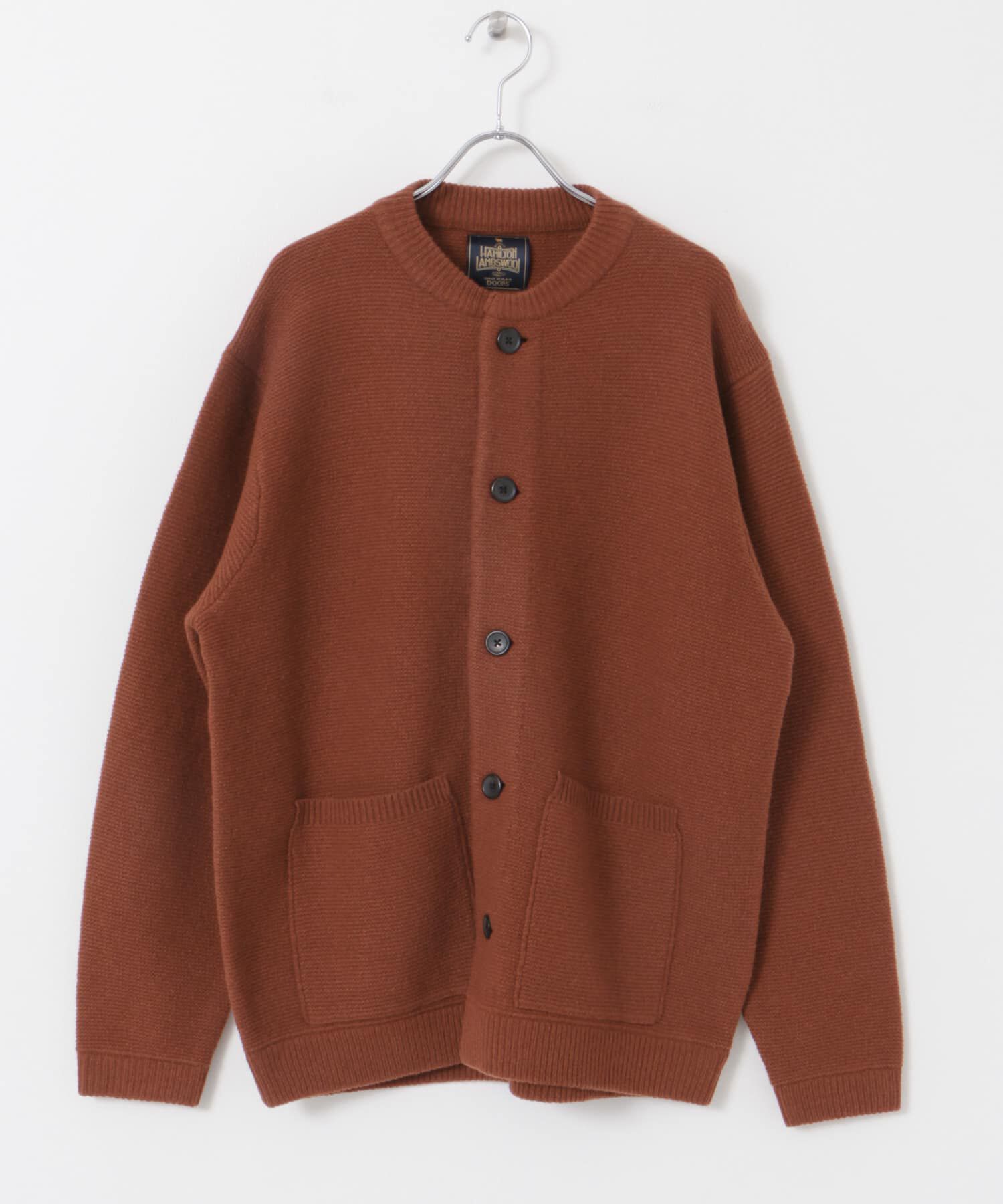 URBAN RESEARCH DOORS「『XLサイズ/WEB限定』ハミルトンウールガーターカーディガン」|カーディガン|