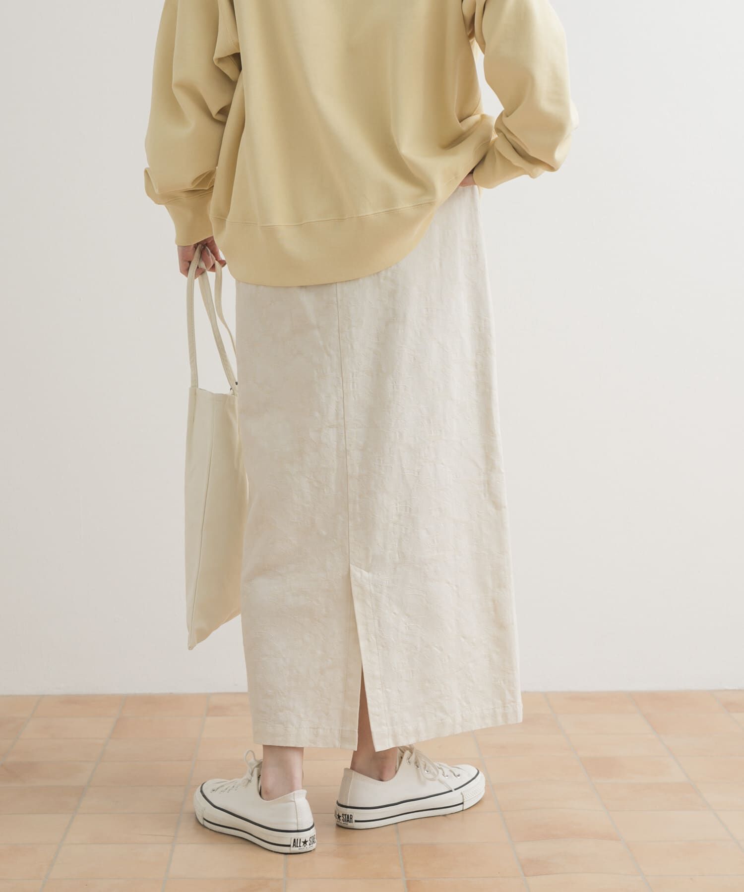 URBAN RESEARCH DOORS「ジャガードストレートスカート」|スカート|