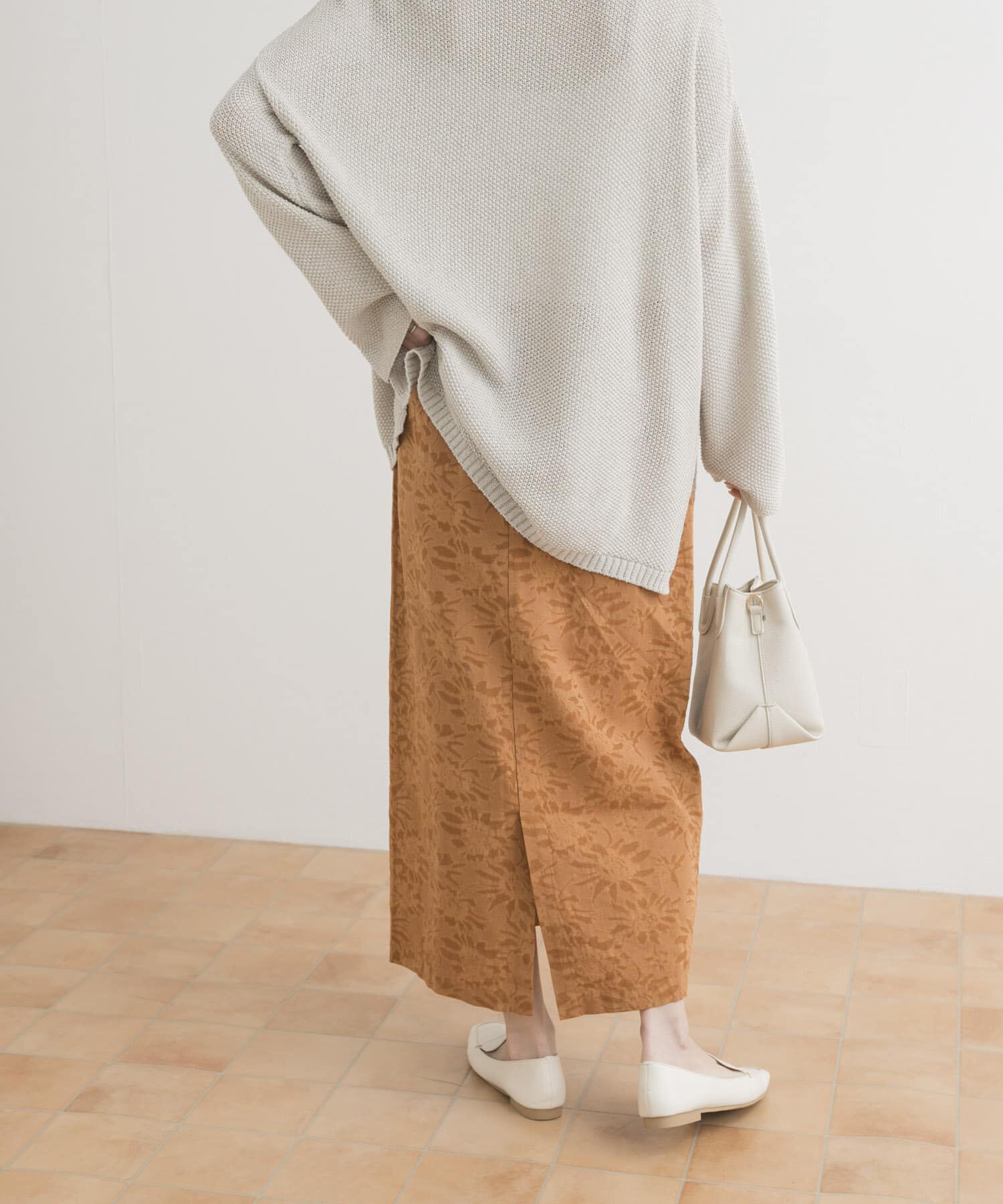 URBAN RESEARCH DOORS「ジャガードストレートスカート」|スカート|