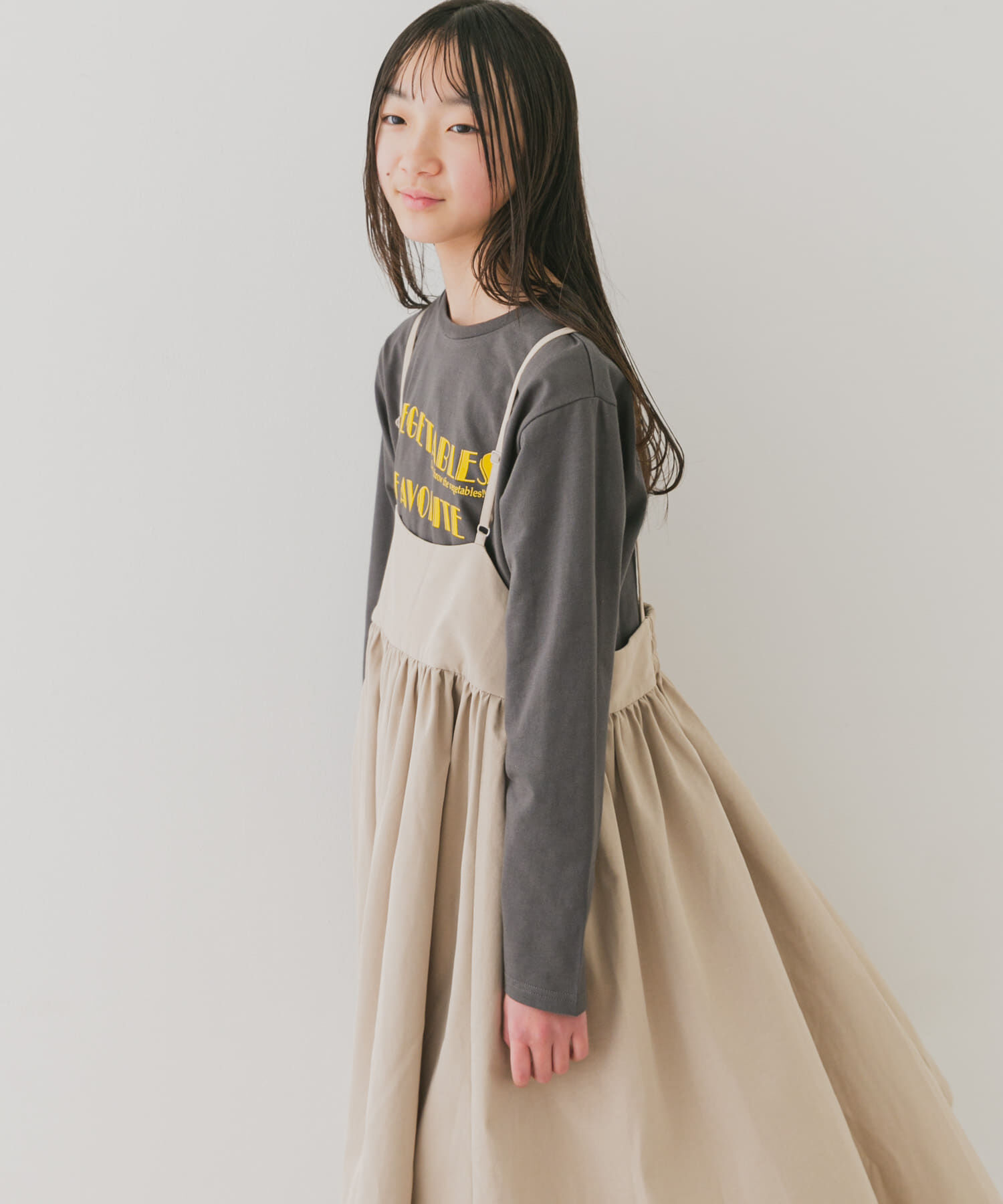 URBAN RESEARCH DOORS「『WEB/一部店舗限定サイズ』キャミソールジャンパースカート(KIDS)」|ワンピース|