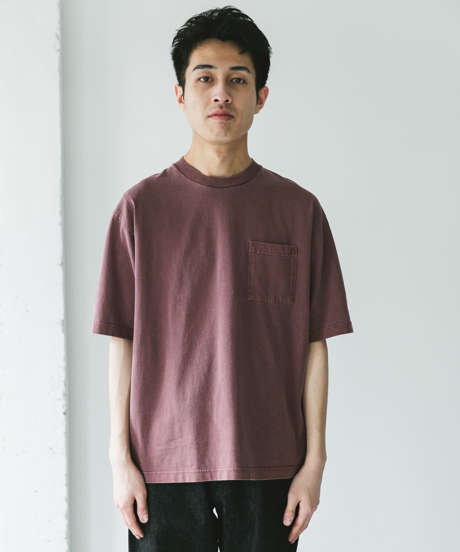 URBAN RESEARCH DOORS「ピグメントダイ半袖Tシャツ」|Tシャツ・カットソー|