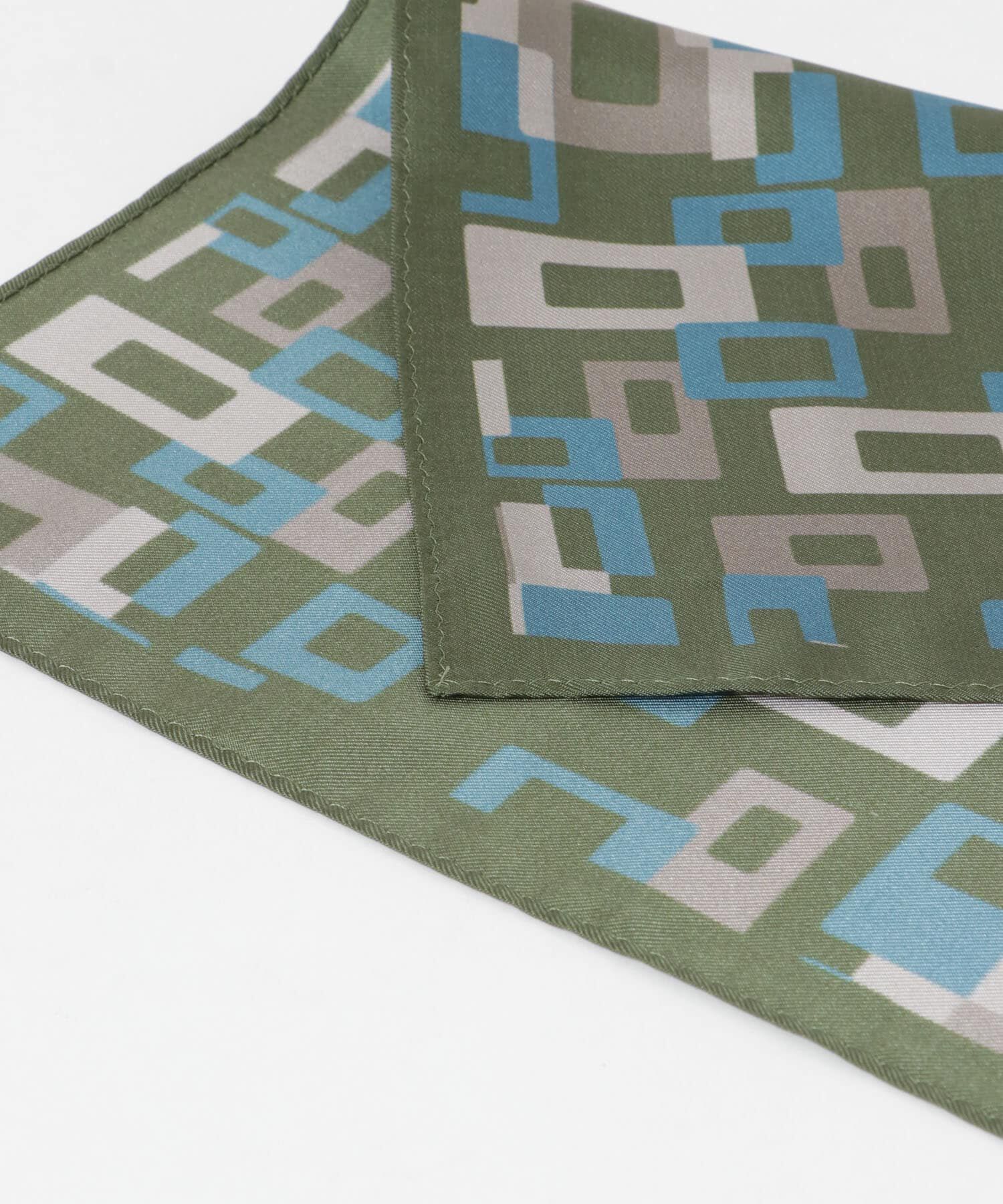 URBAN RESEARCH DOORS「LIFE STYLE TAILOR　シルクプリントチーフ」|ハンカチ|