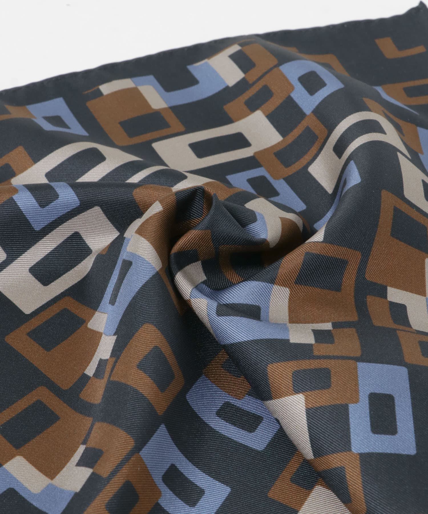 URBAN RESEARCH DOORS「LIFE STYLE TAILOR　シルクプリントチーフ」|ハンカチ|