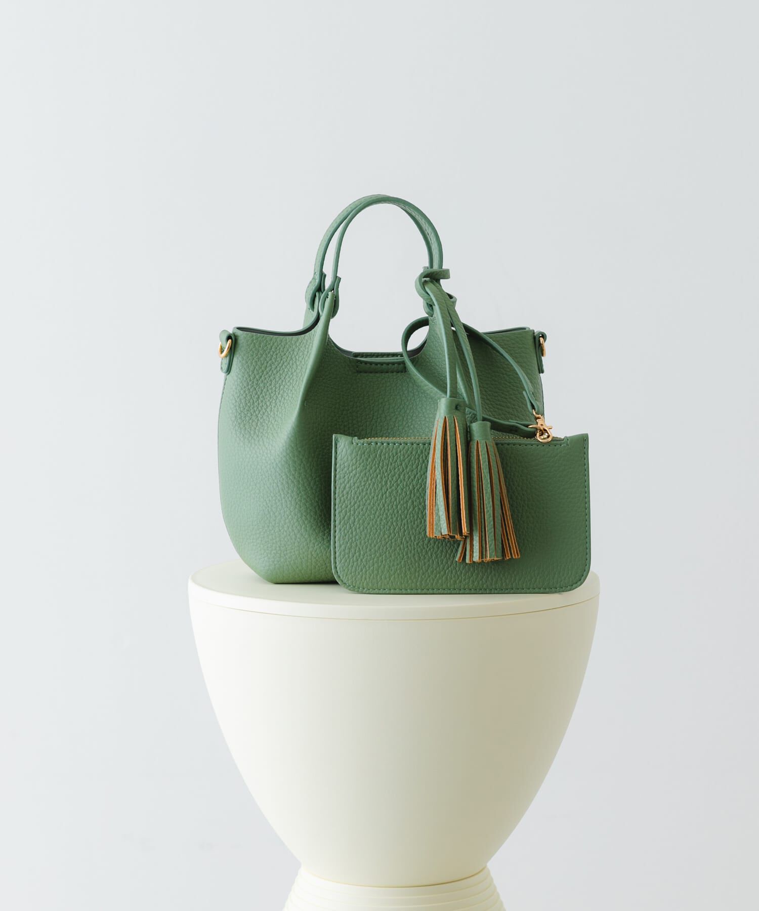 RODE SKO「ポーチ付タックミニショルダーバッグ」|ショルダー・メッセンジャー|ミント