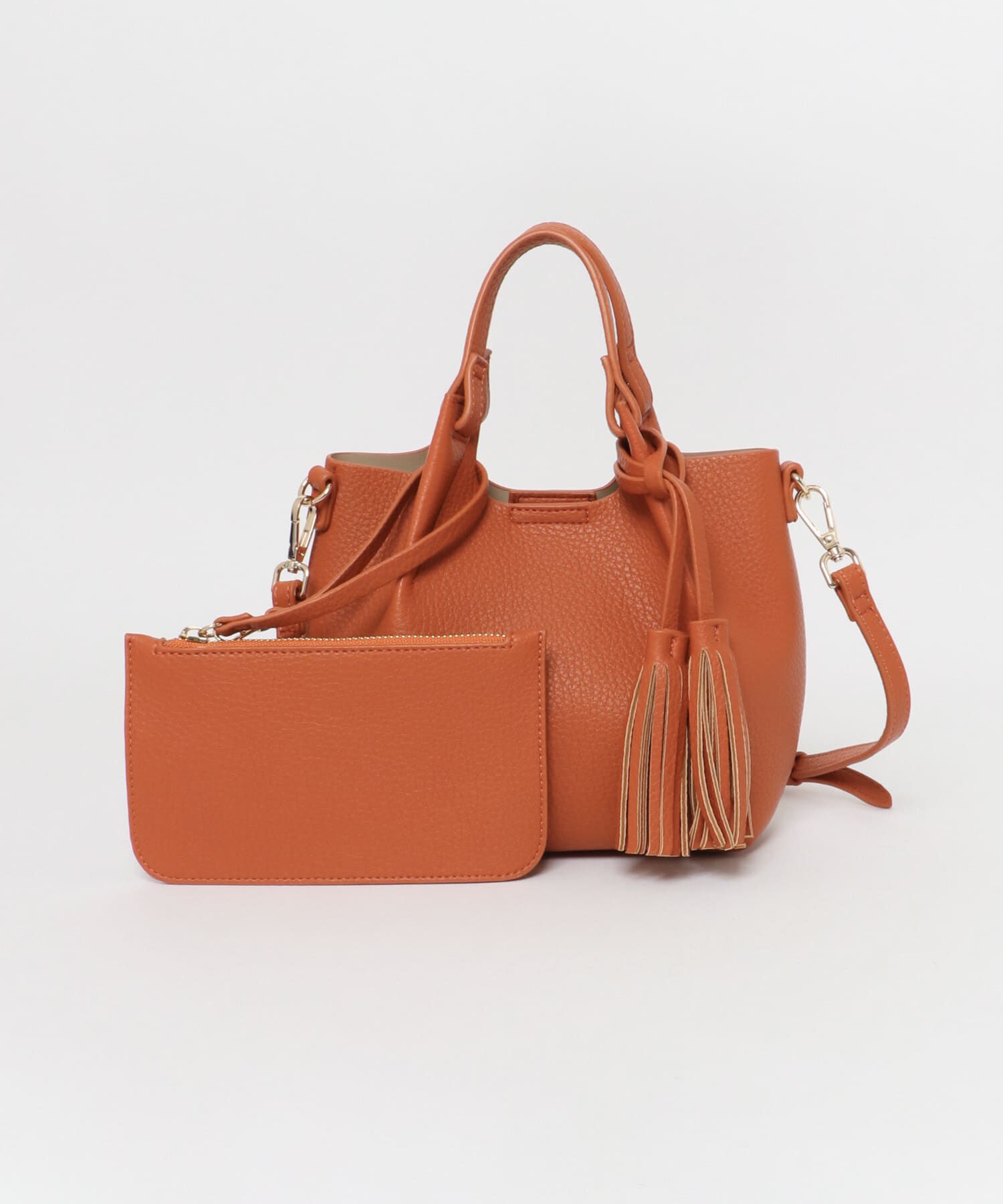 RODE SKO「ポーチ付タックミニショルダーバッグ」|ショルダー・メッセンジャー|