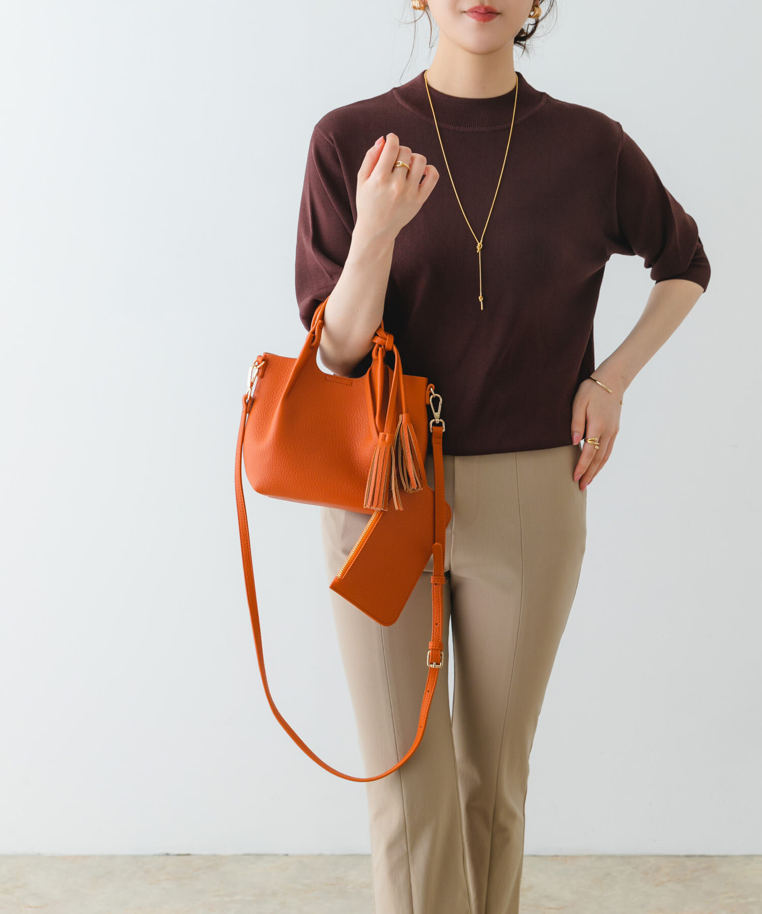 RODE SKO「ポーチ付タックミニショルダーバッグ」|ショルダー・メッセンジャー|