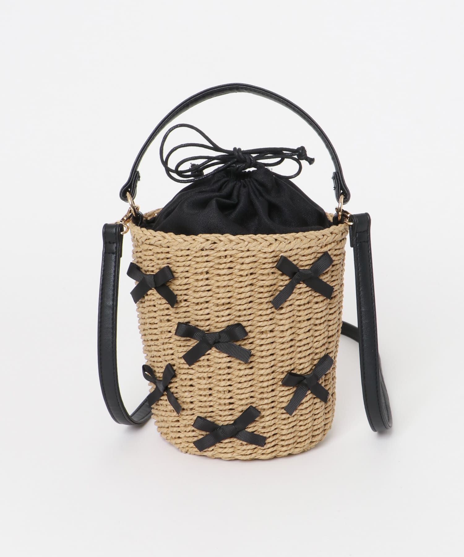 RODE SKO「リボンバスケットショルダーバッグ」|ショルダー・メッセンジャー|