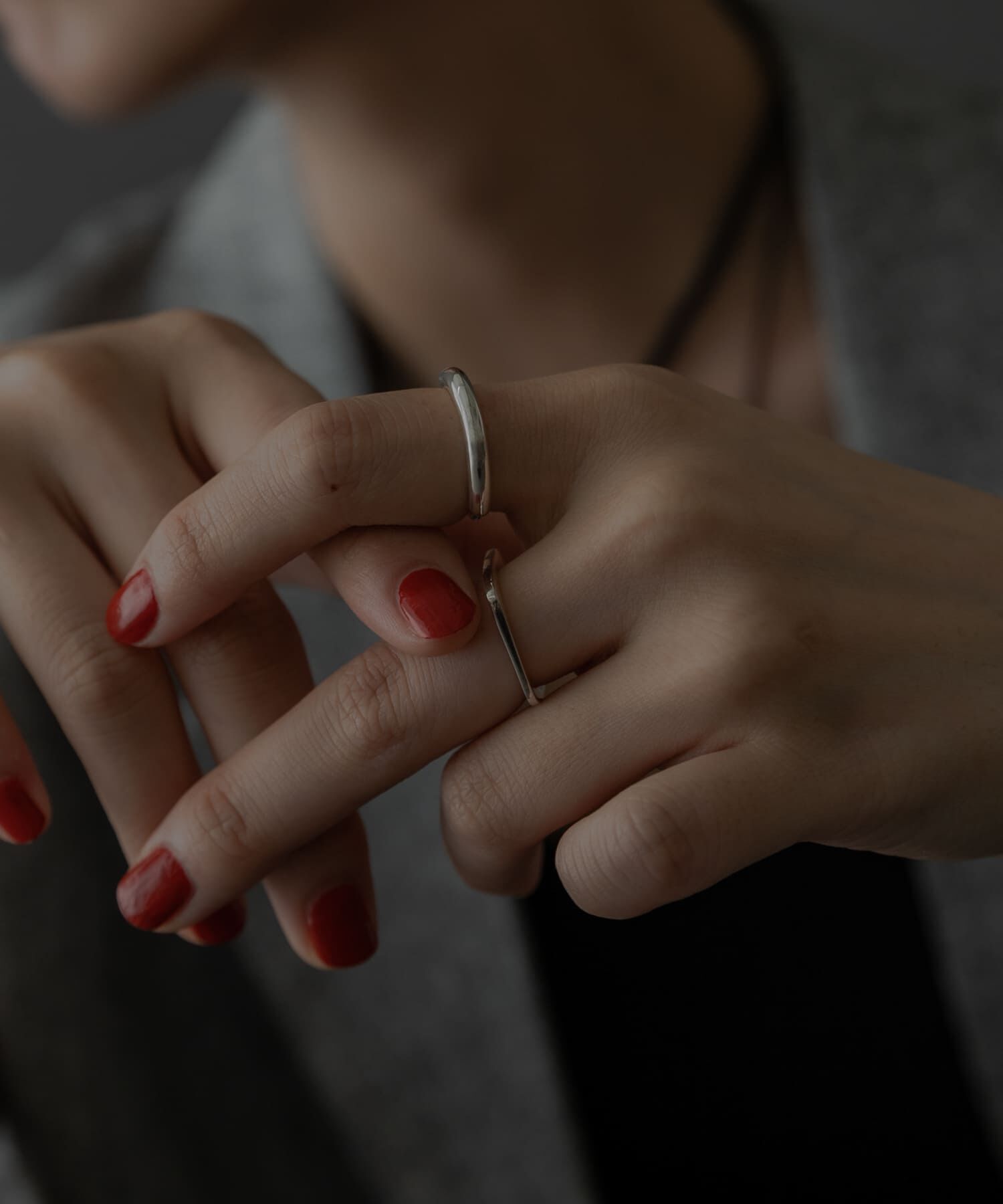 SMELLY「SMELLY so&rsquo;　overlap curve ring」|リング|