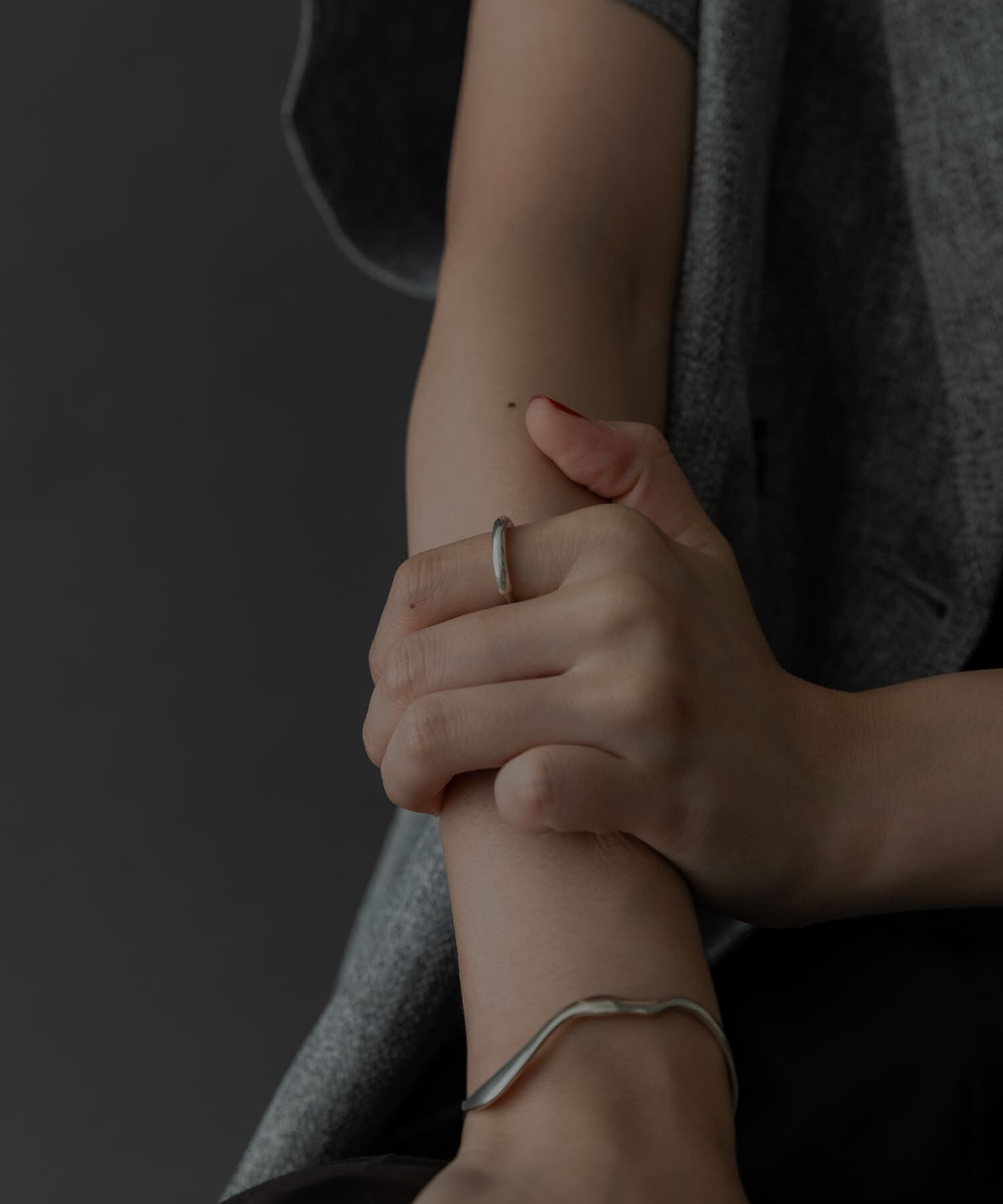 SMELLY「SMELLY so&rsquo;　overlap curve ring」|リング|