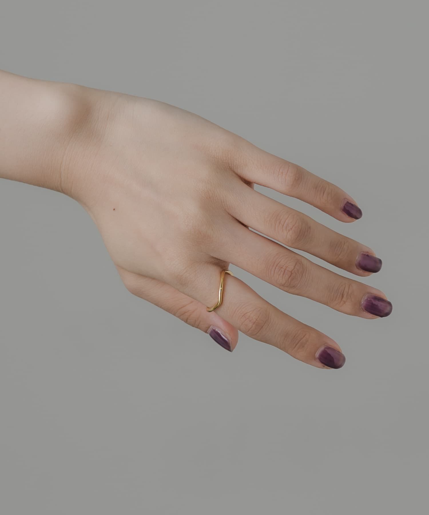 SMELLY「ステンレススィンニュアンスカーブリング」|リング|