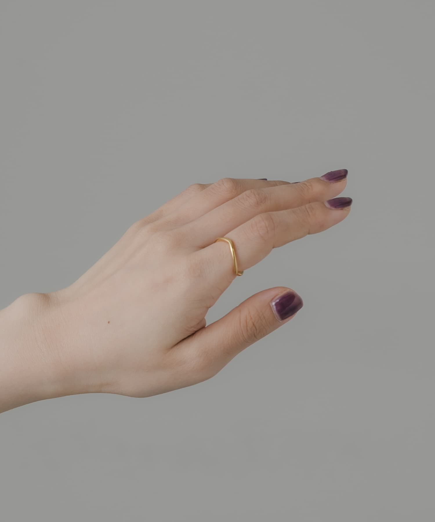 SMELLY「ステンレススィンニュアンスカーブリング」|リング|