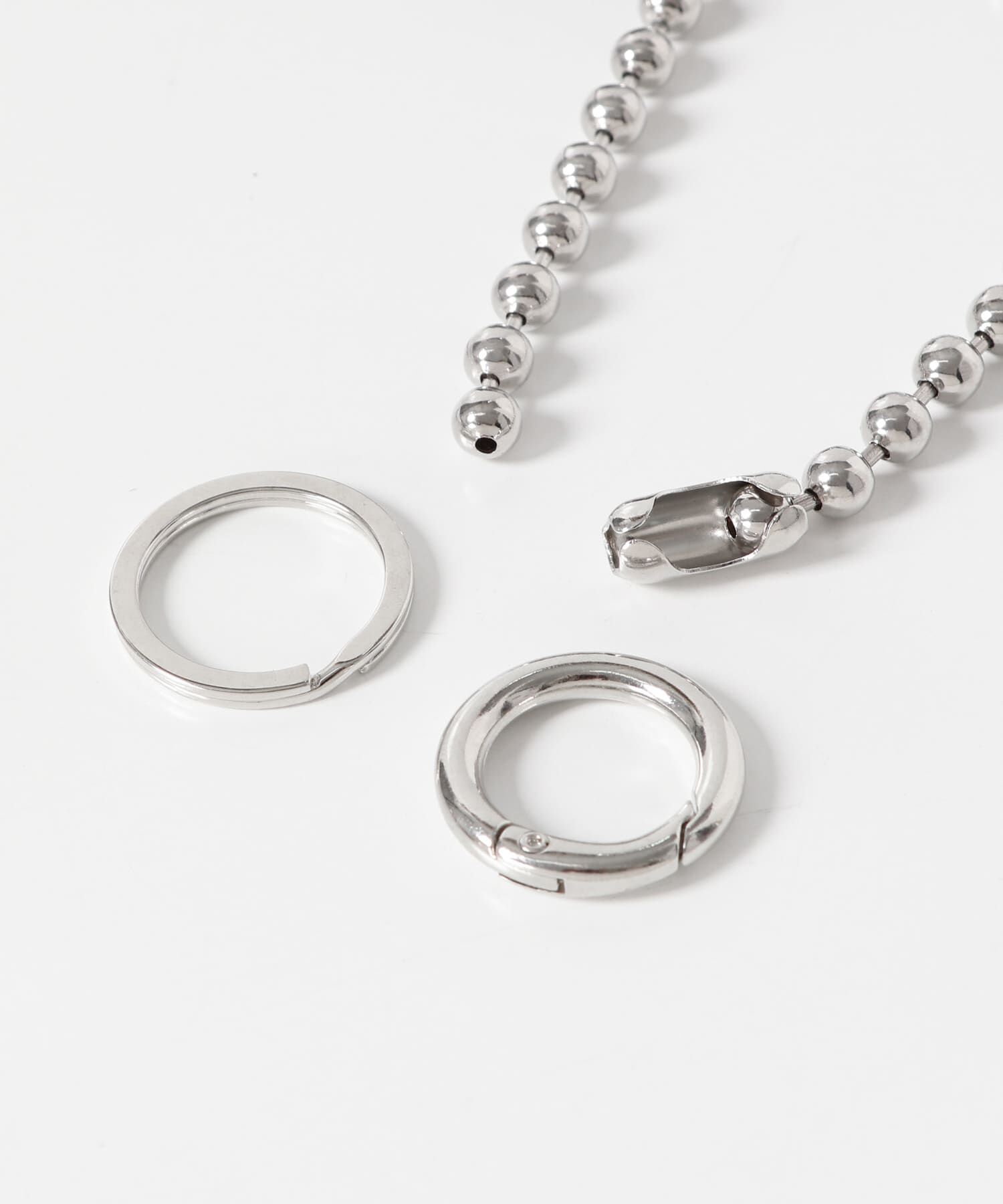 SMELLY「チュールリボンパールキーチェーン」|チャーム・キーホルダー|