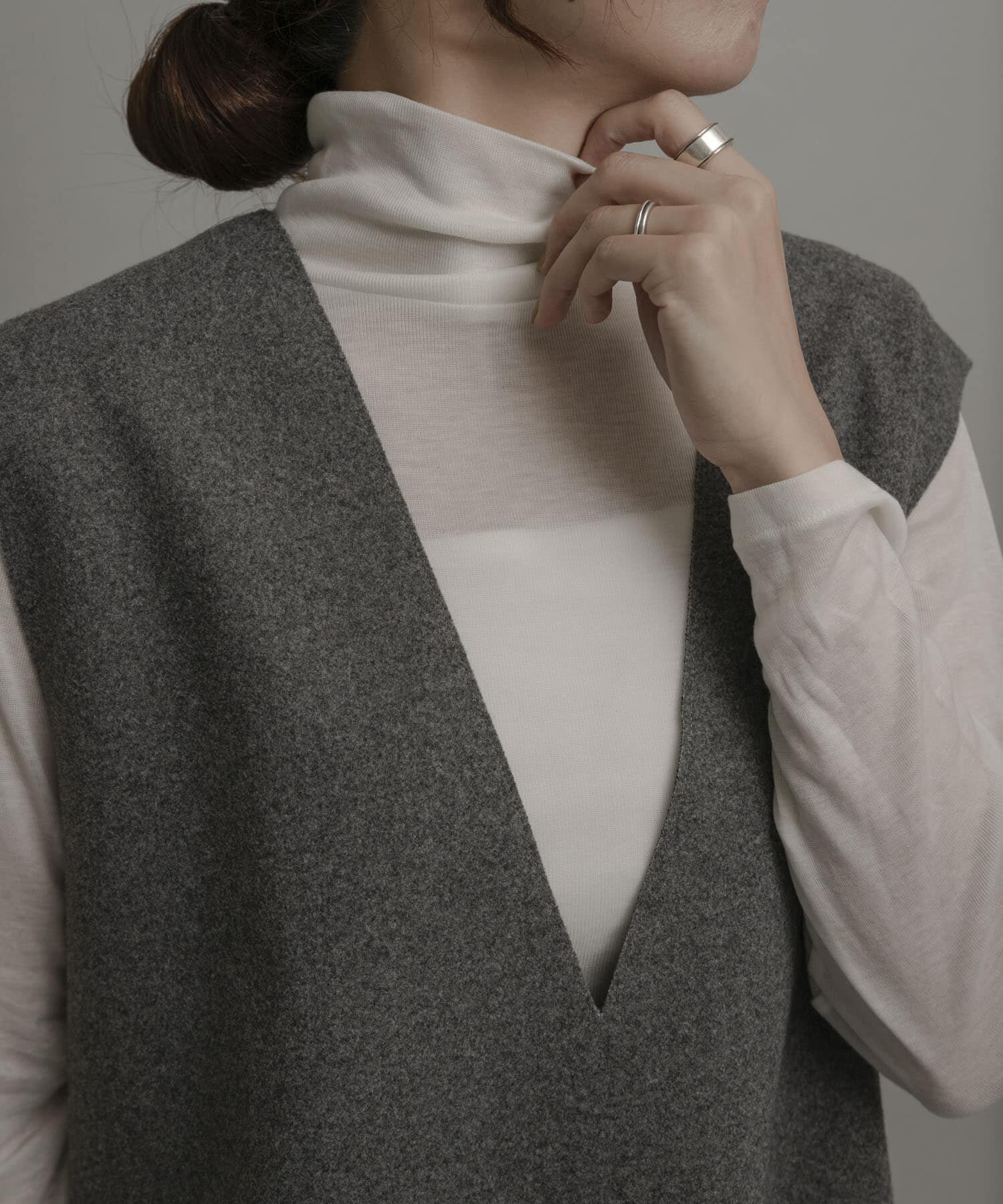 Sonny Label 「ライトシアーハイネックプルオーバー」|Tシャツ・カットソー|