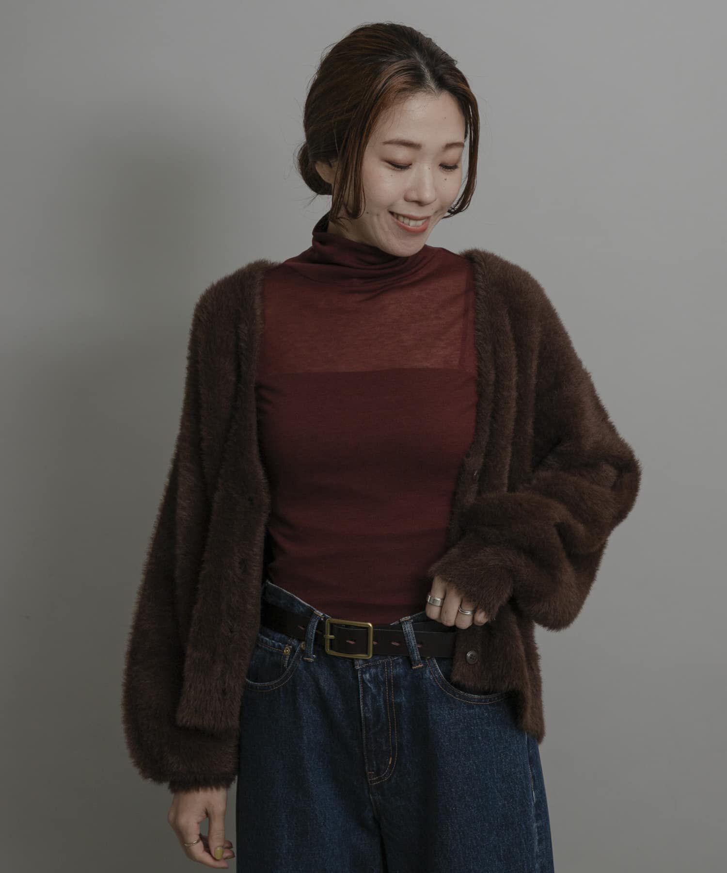 Sonny Label 「ライトシアーハイネックプルオーバー」|Tシャツ・カットソー|