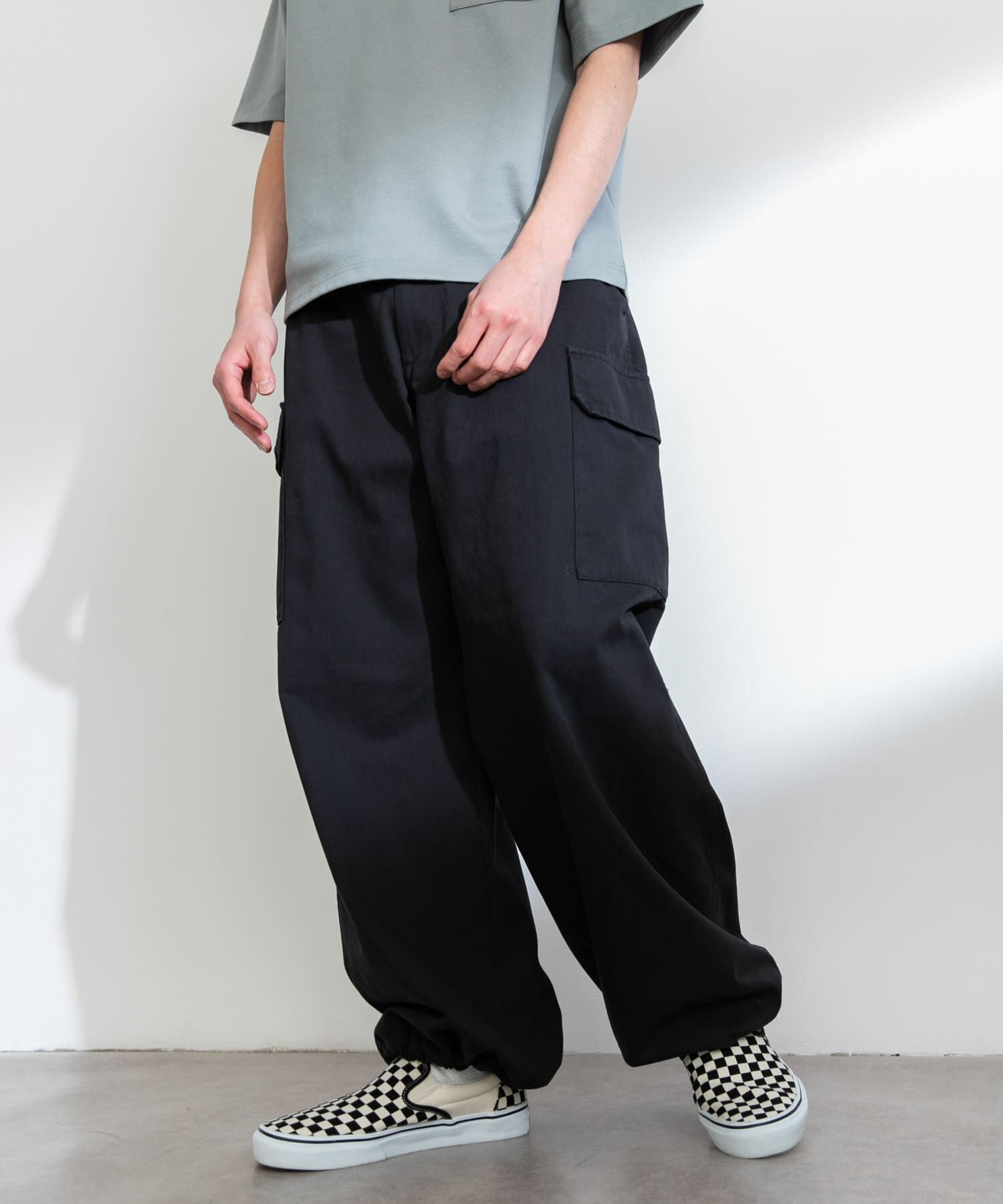 Sonny Label 「ベーシックイージーカーゴパンツ」|その他|ブラック