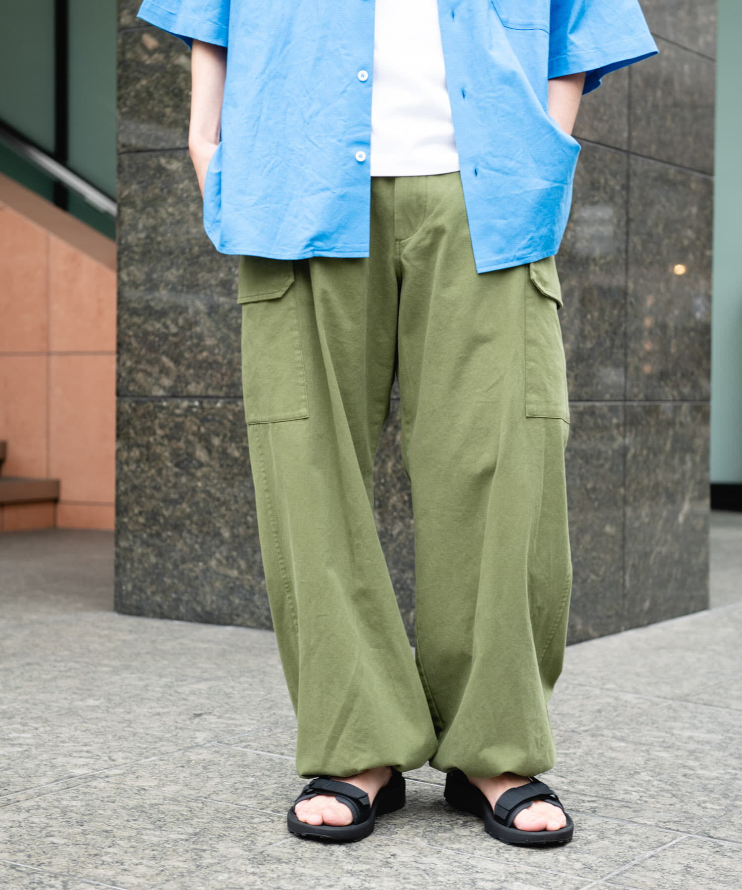 Sonny Label 「ベーシックイージーカーゴパンツ」|その他|カーキ