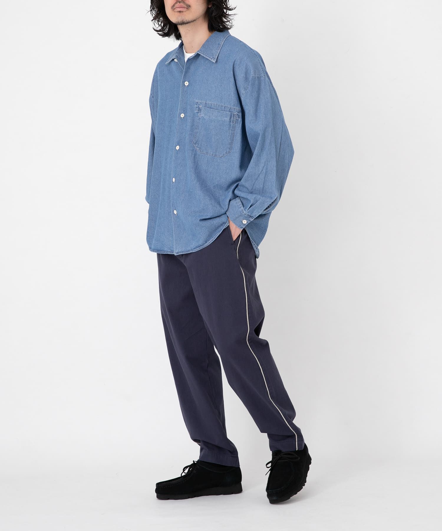 Sonny Label 「ARMY TWILL　Light Denim Shirts」|シャツ・ブラウス|