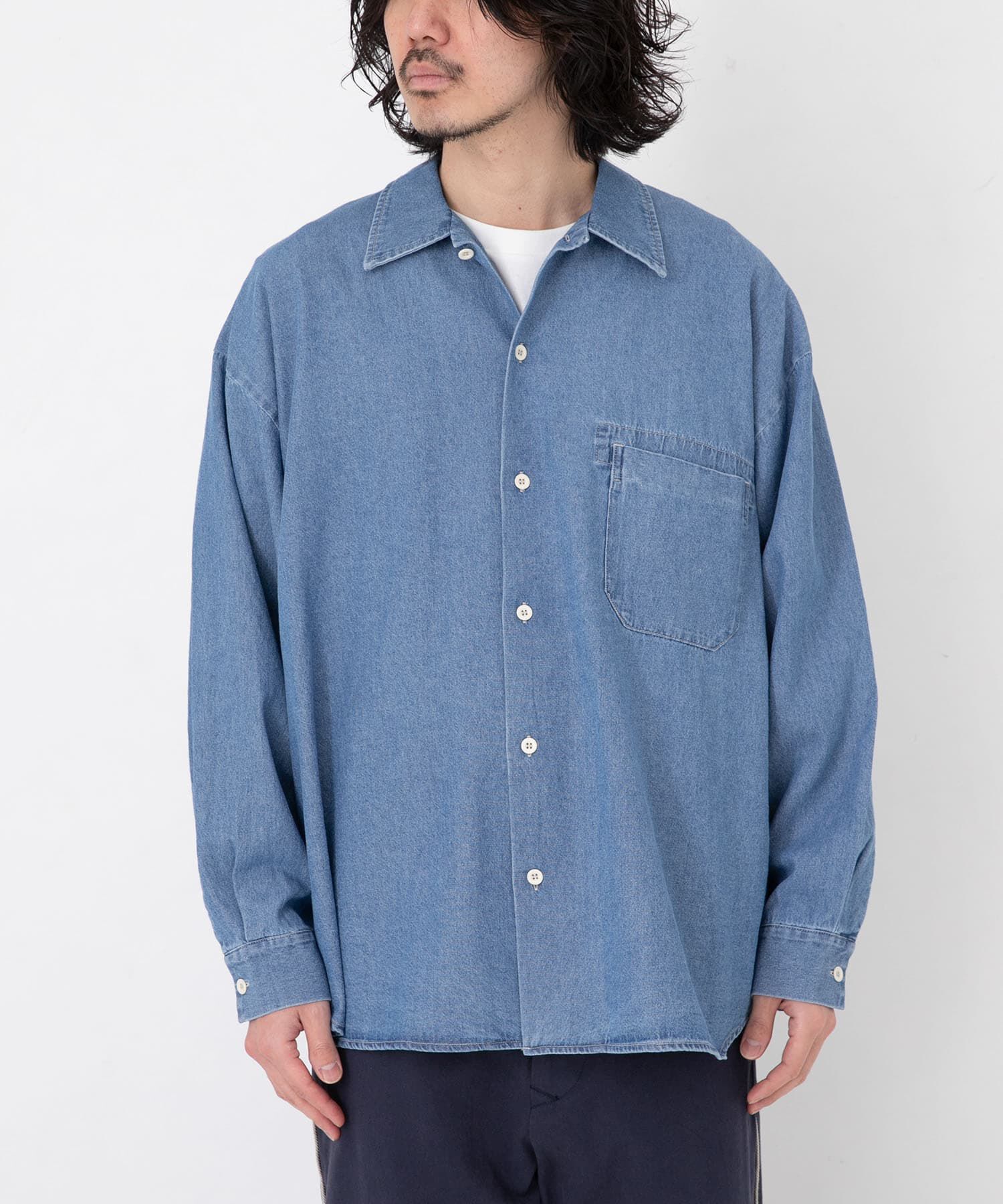 Sonny Label 「ARMY TWILL　Light Denim Shirts」|シャツ・ブラウス|