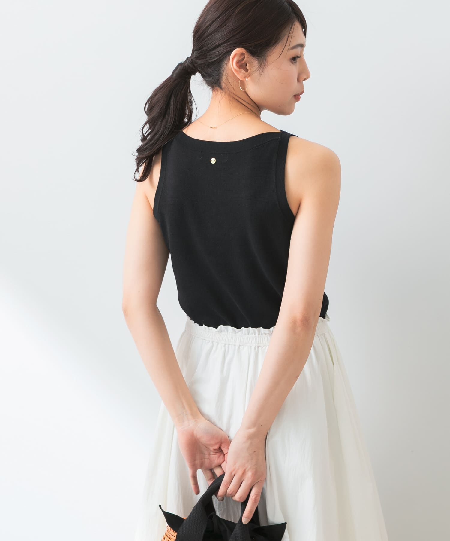 URBAN RESEARCH ROSSO「F by ROSSO　ウォッシャブルミラノリブアメスリニット」|ニット・セーター|