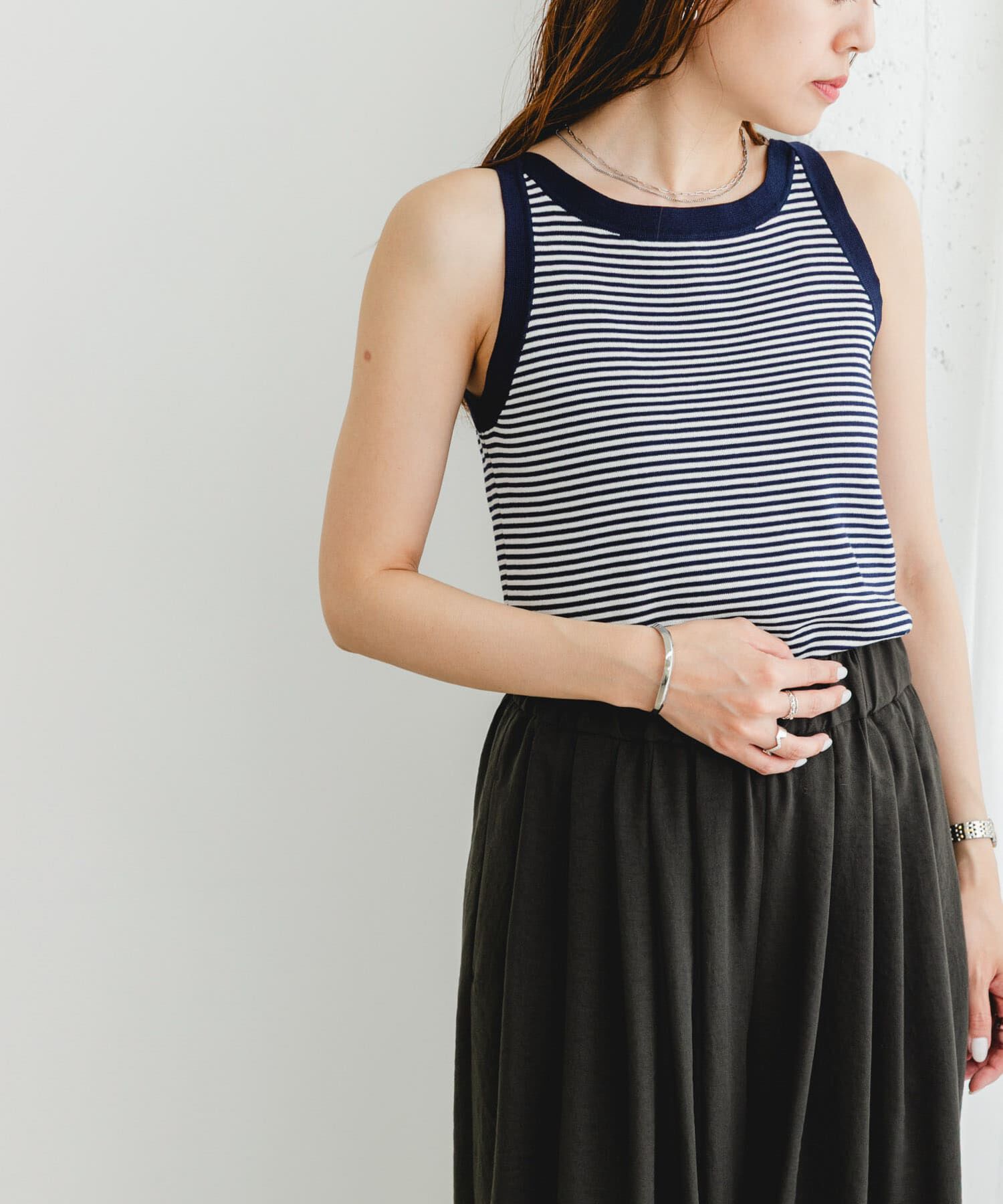 URBAN RESEARCH ROSSO「F by ROSSO　ウォッシャブルミラノリブアメスリニット」|ニット・セーター|