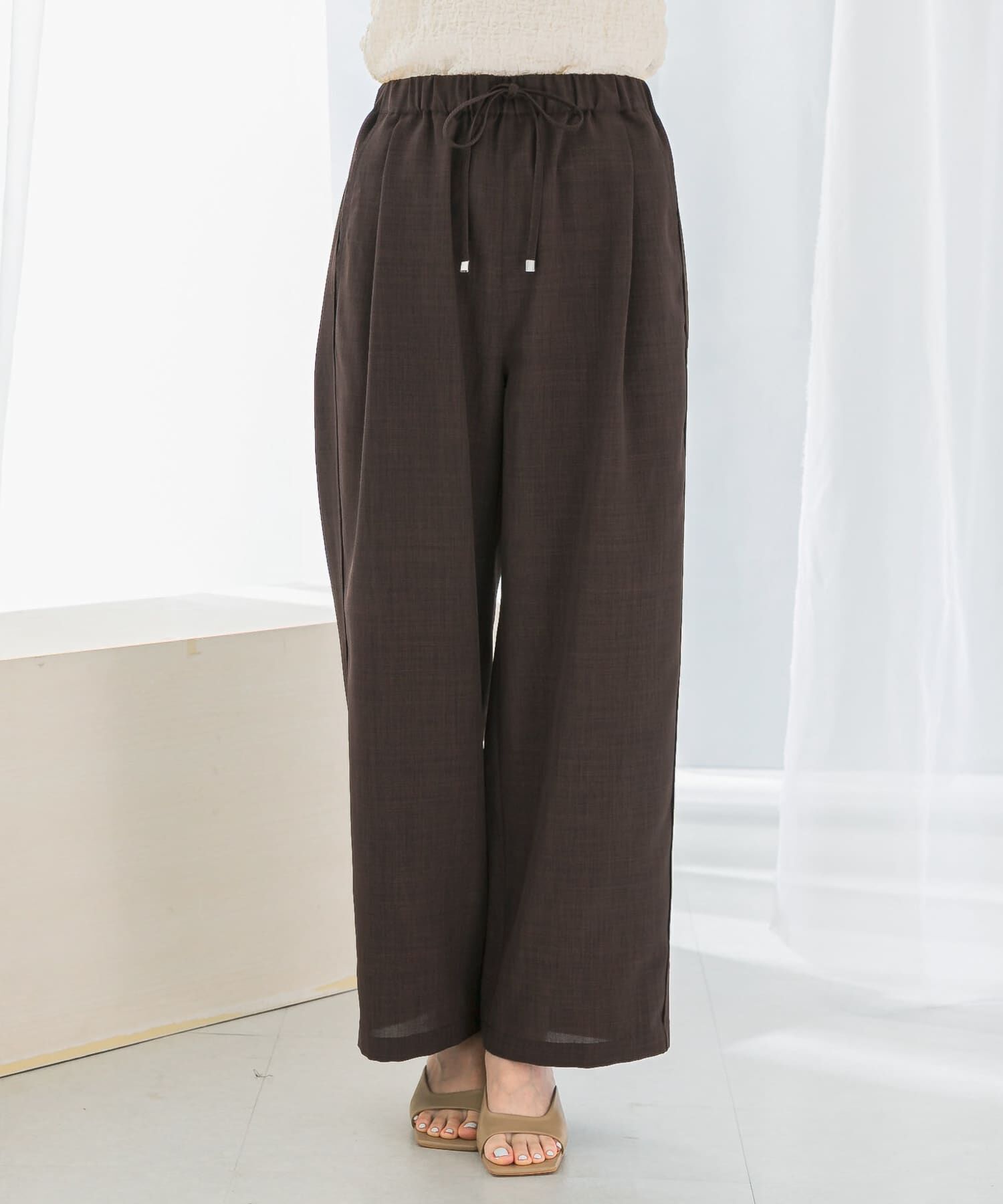 URBAN RESEARCH ROSSO「『UR TECH DRYLUXE』イージードロストパンツ」|その他|