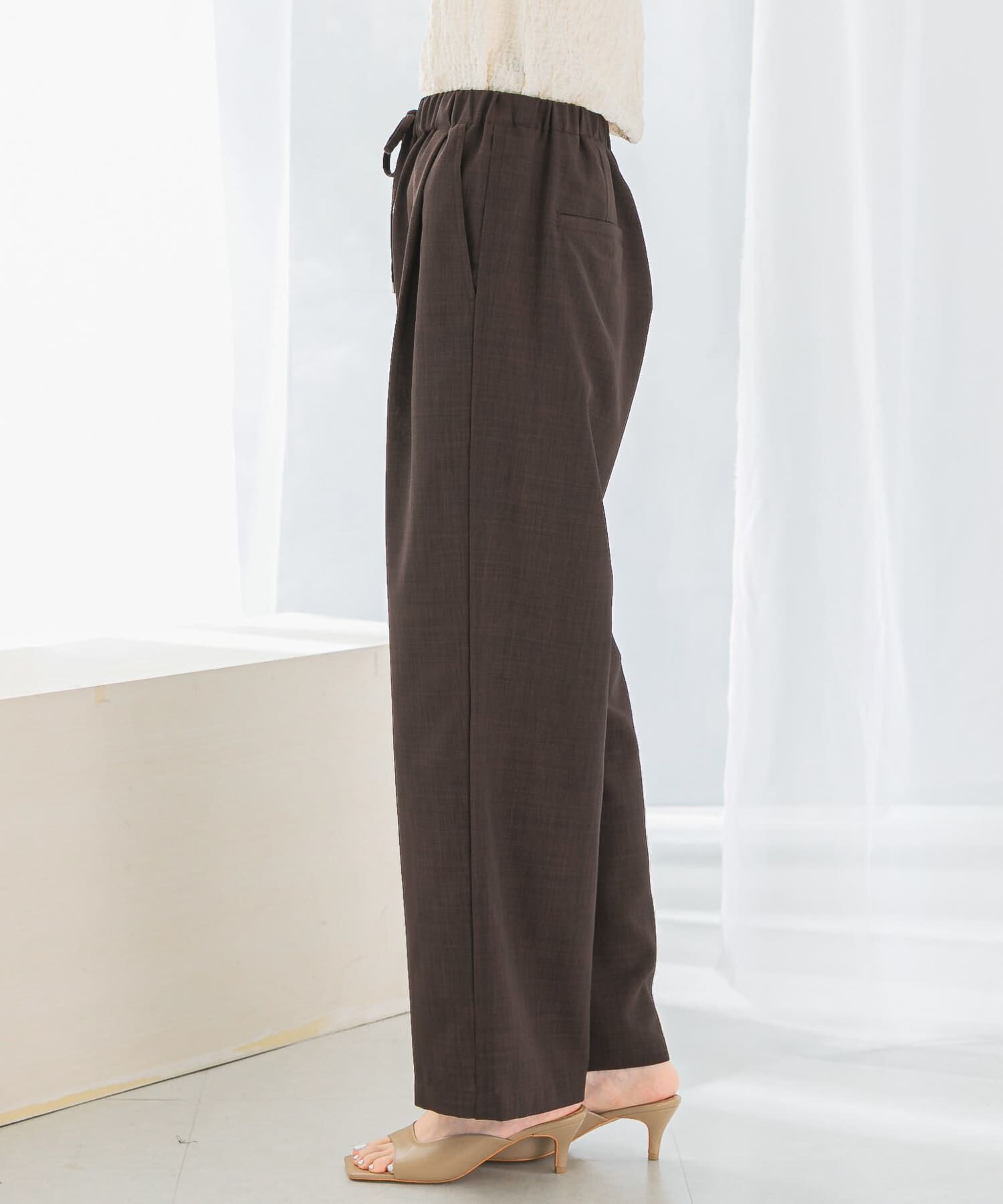 URBAN RESEARCH ROSSO「『UR TECH DRYLUXE』イージードロストパンツ」|その他|