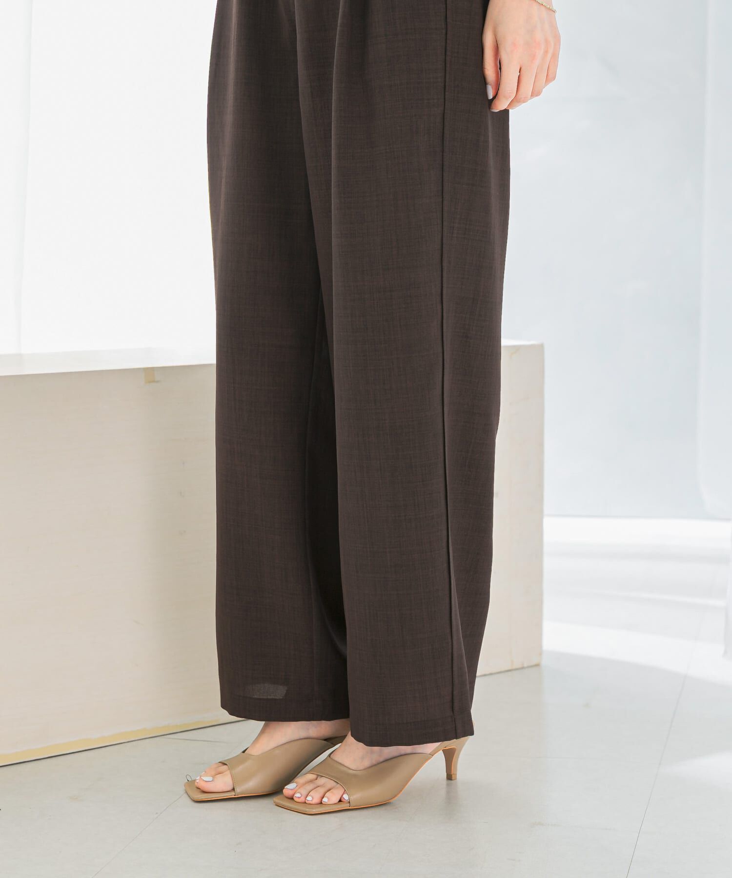 URBAN RESEARCH ROSSO「『UR TECH DRYLUXE』イージードロストパンツ」|その他|