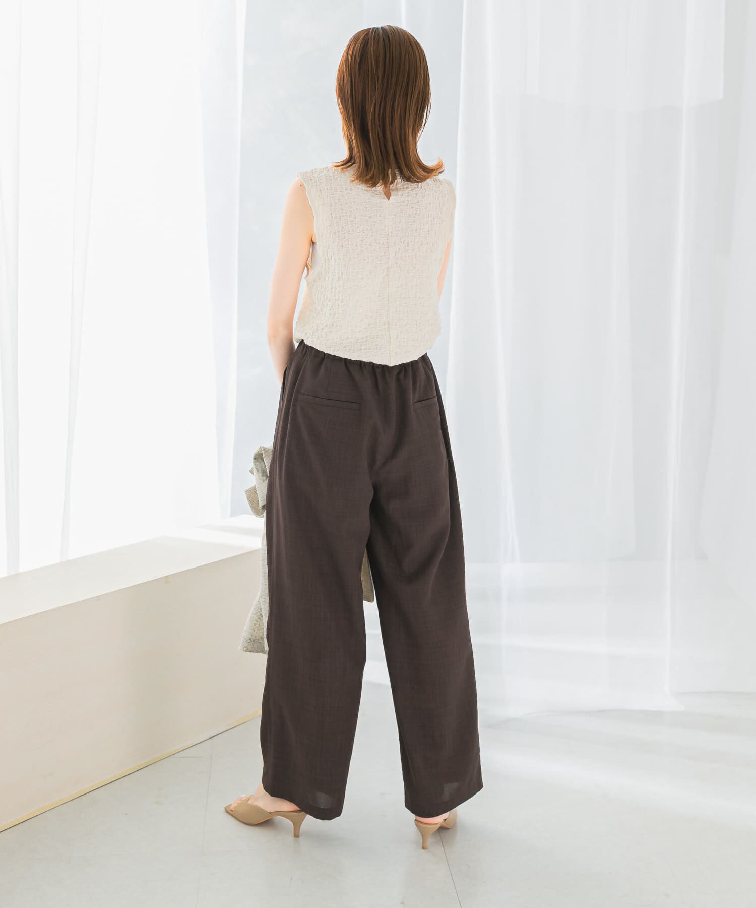 URBAN RESEARCH ROSSO「『UR TECH DRYLUXE』イージードロストパンツ」|その他|