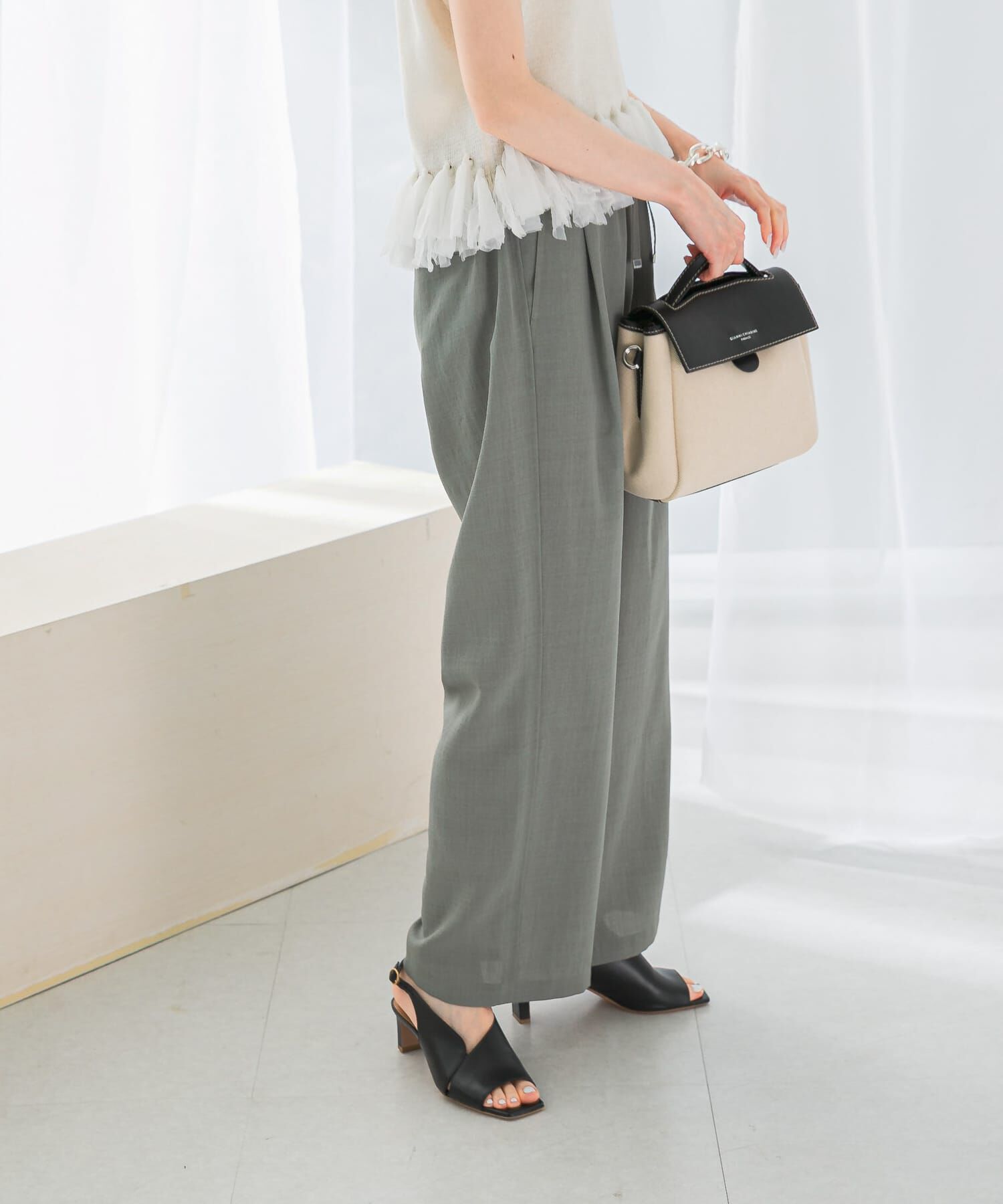 URBAN RESEARCH ROSSO「『UR TECH DRYLUXE』イージードロストパンツ」|その他|