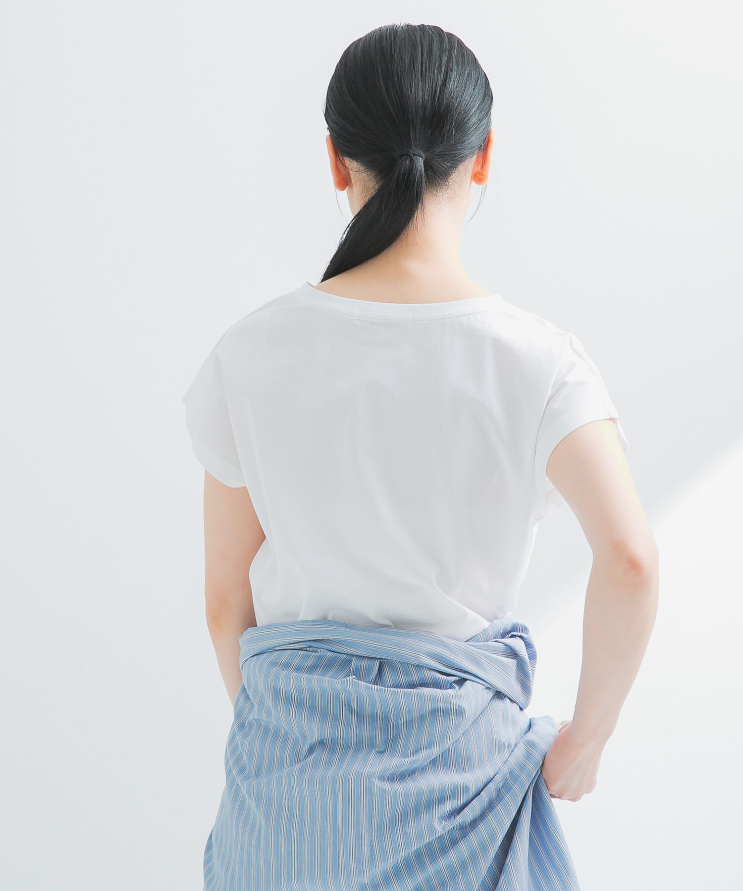 URBAN RESEARCH「スーピマコットンボートネックカットソー」|Tシャツ・カットソー|