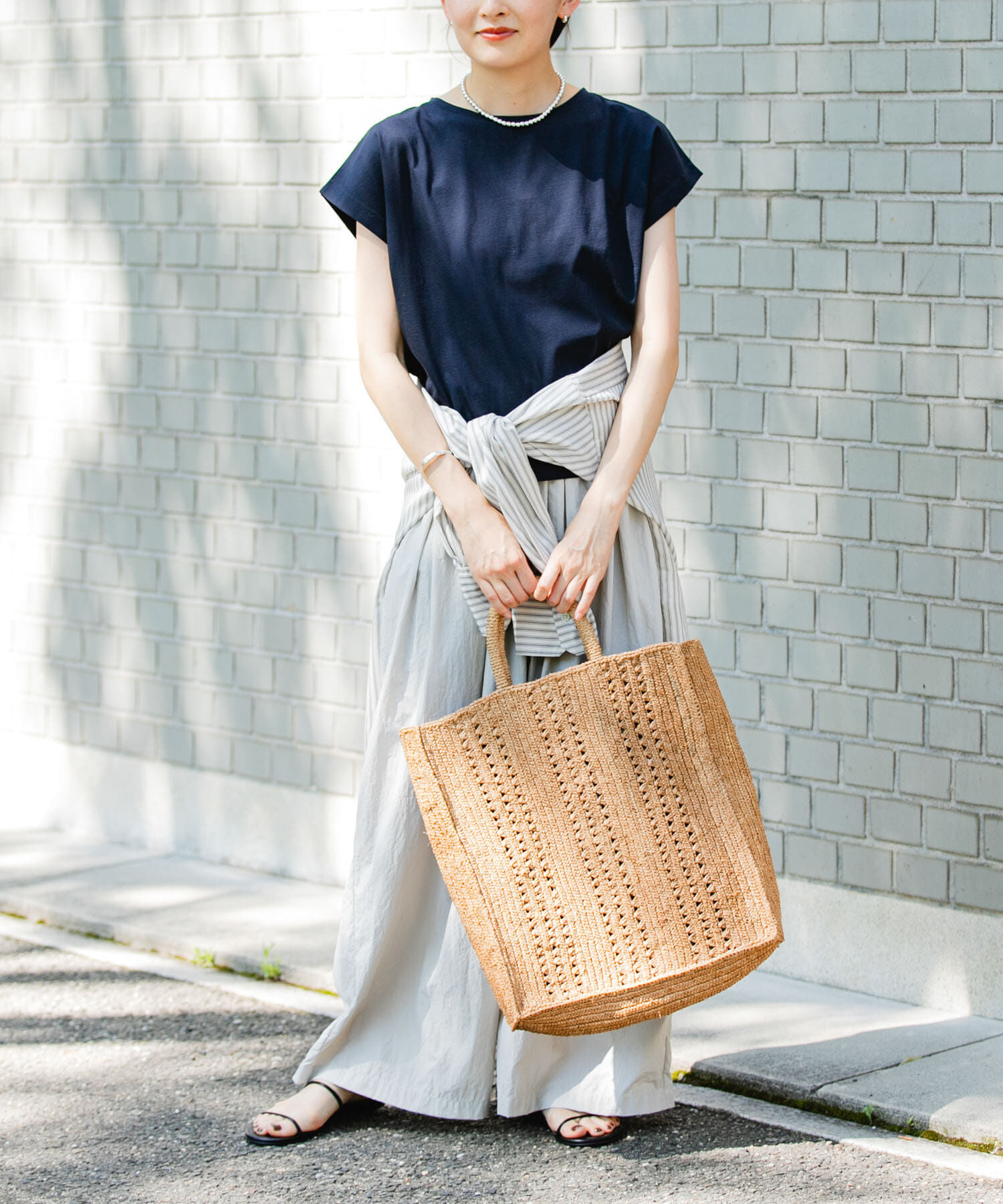 URBAN RESEARCH「スーピマコットンボートネックカットソー」|Tシャツ・カットソー|