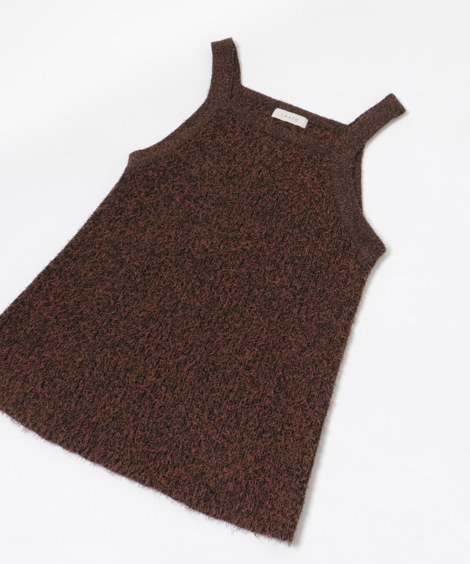 LAATO「mosa knit camisole」|キャミソール|