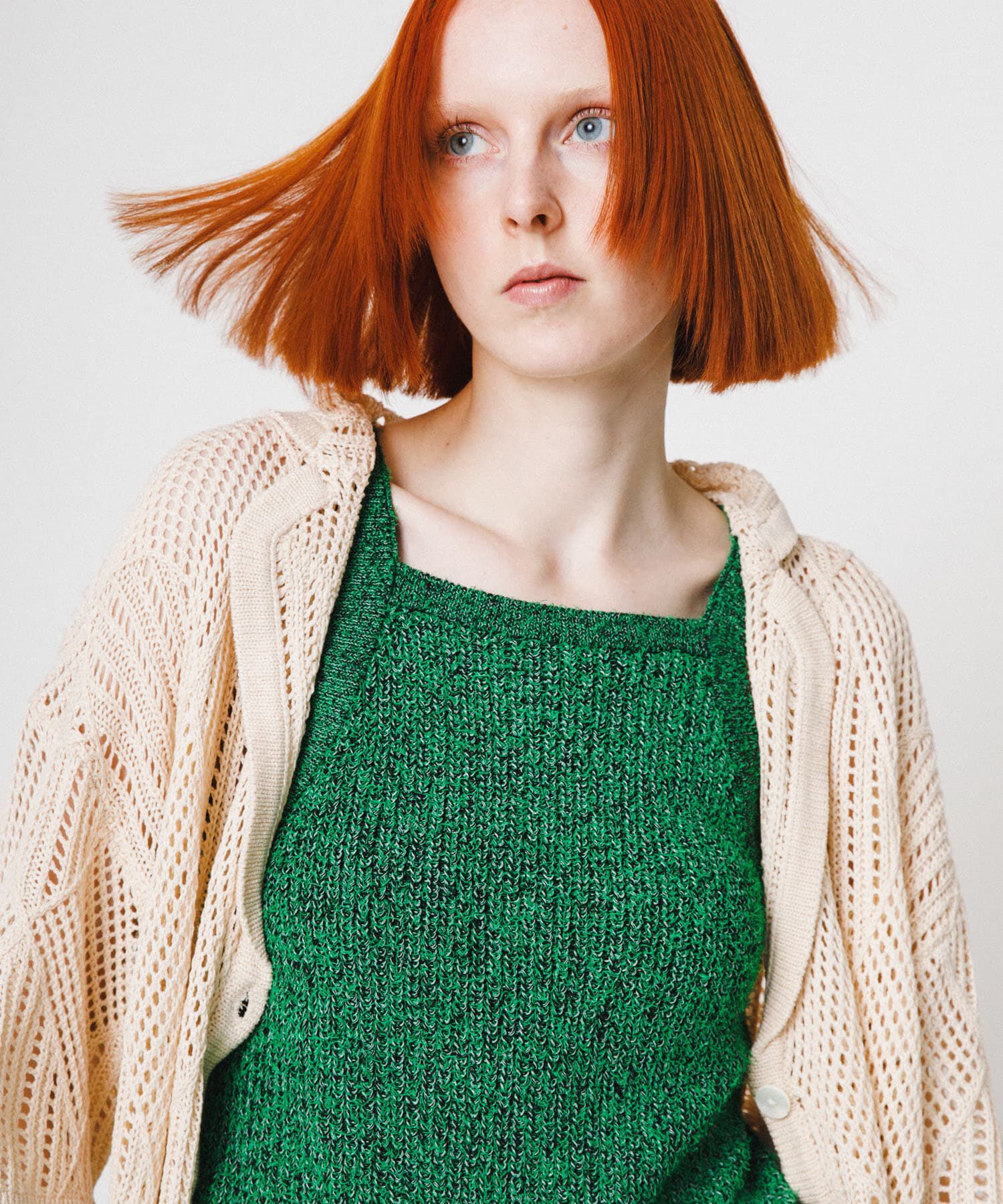 LAATO「mosa knit camisole」|キャミソール|