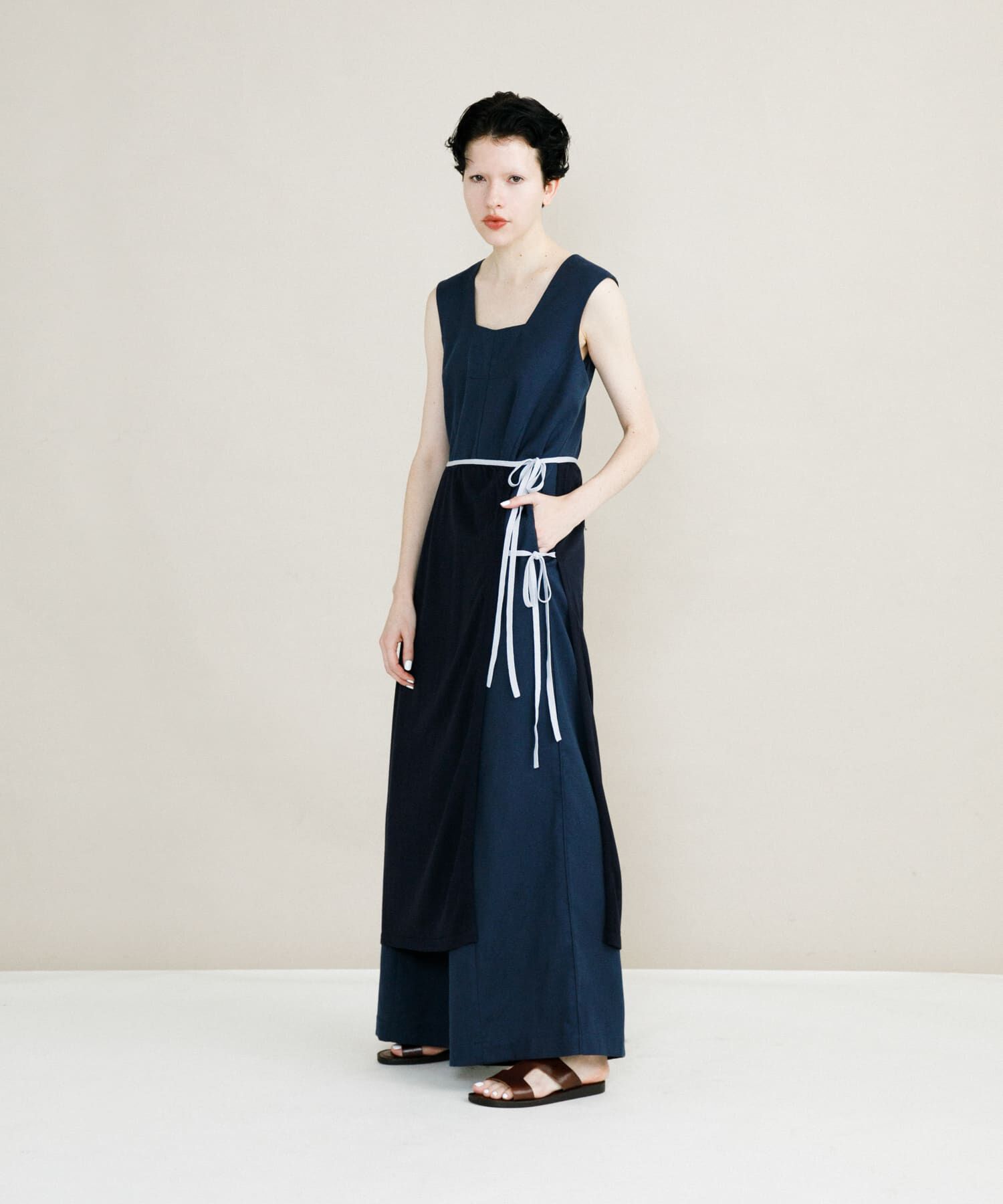 LAATO「salopette」|スカート|ネイビー