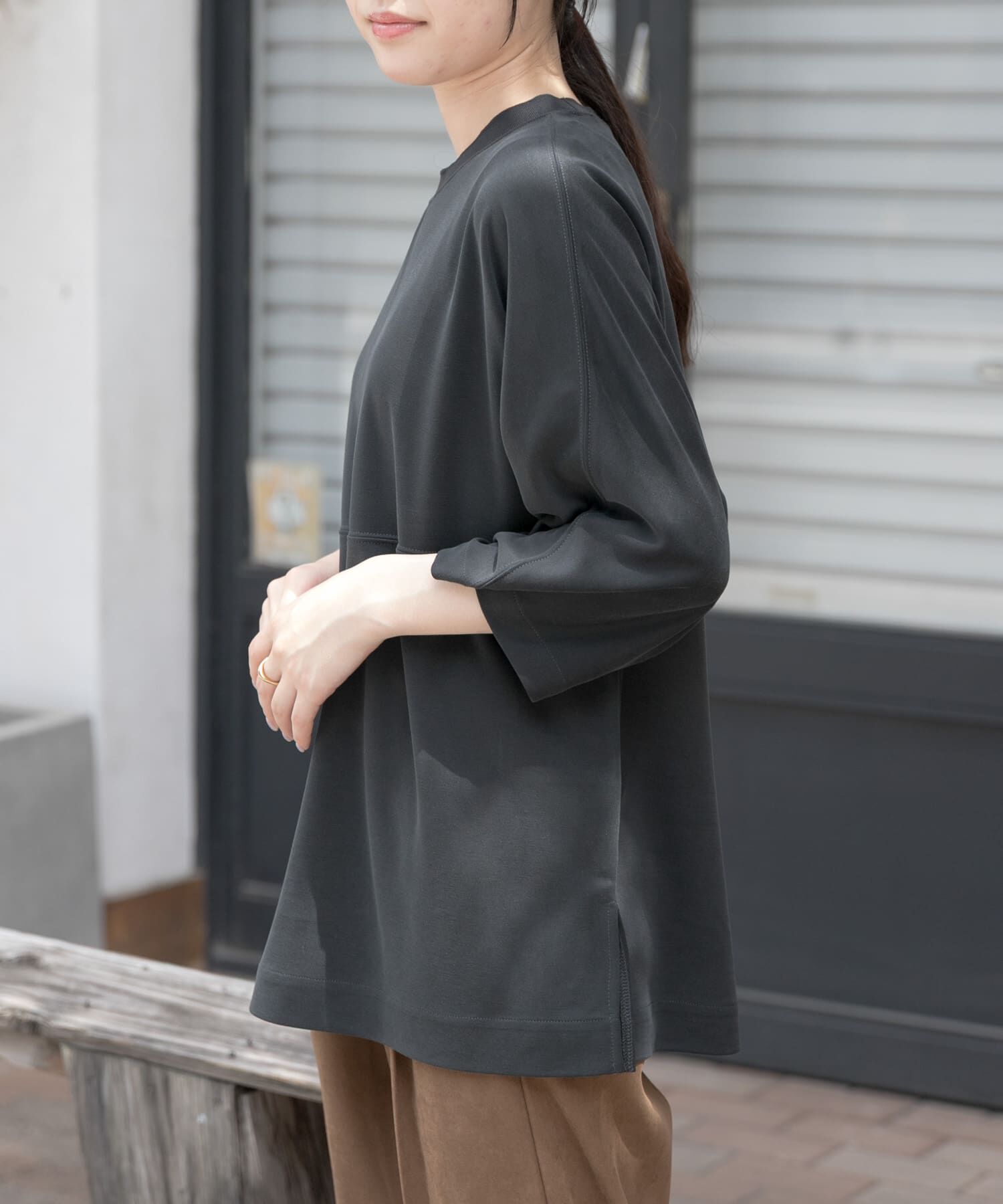 URBAN RESEARCH DOORS「FORK&SPOON　モダールカノコTシャツ」|Tシャツ・カットソー|