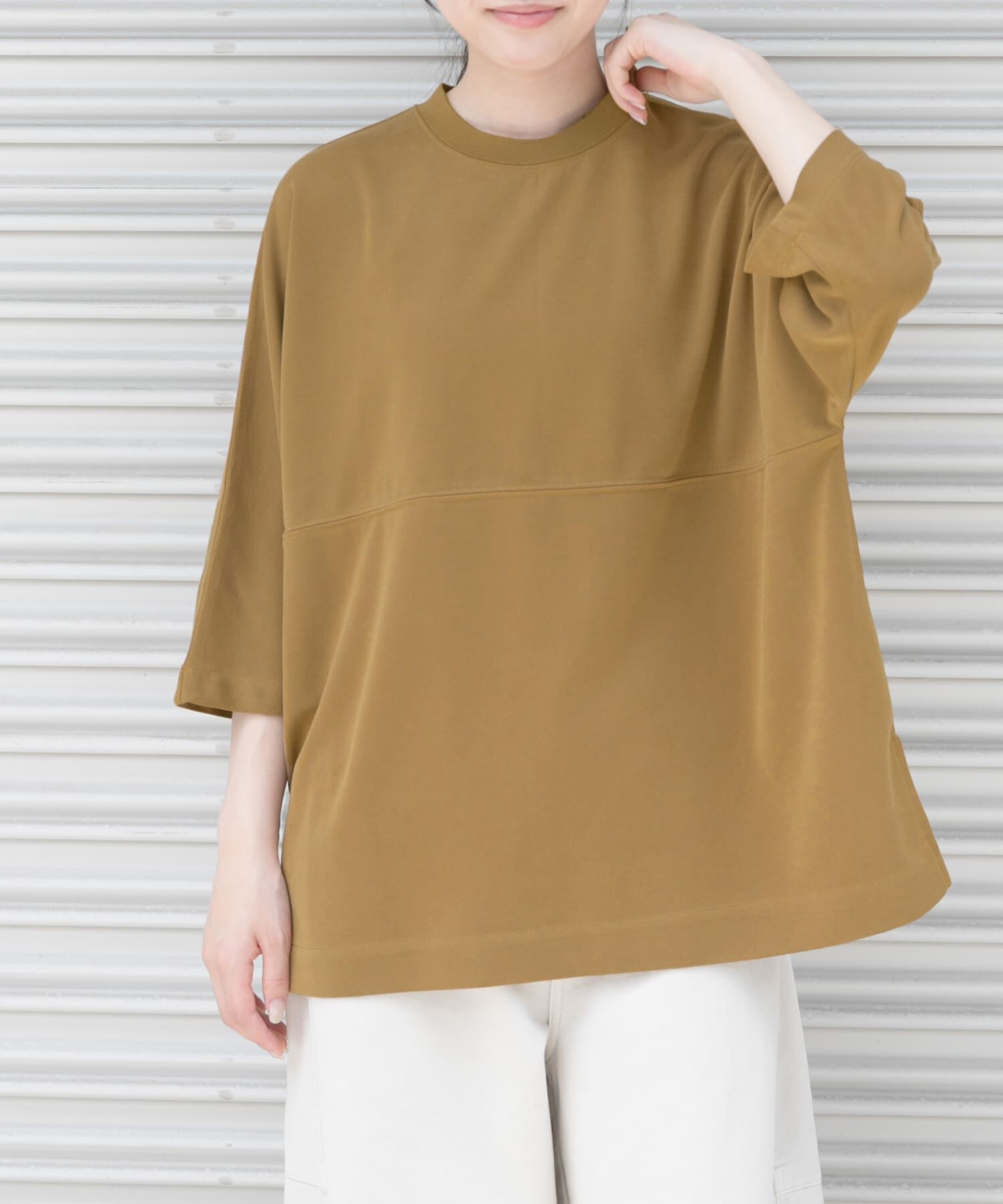 URBAN RESEARCH DOORS「FORK&SPOON　モダールカノコTシャツ」|Tシャツ・カットソー|