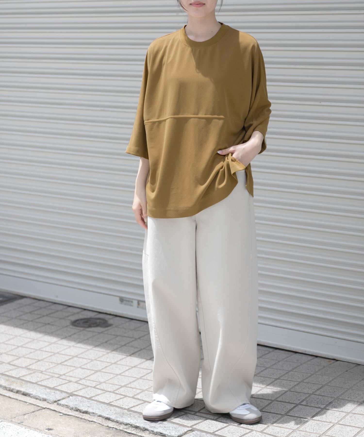 URBAN RESEARCH DOORS「FORK&SPOON　モダールカノコTシャツ」|Tシャツ・カットソー|