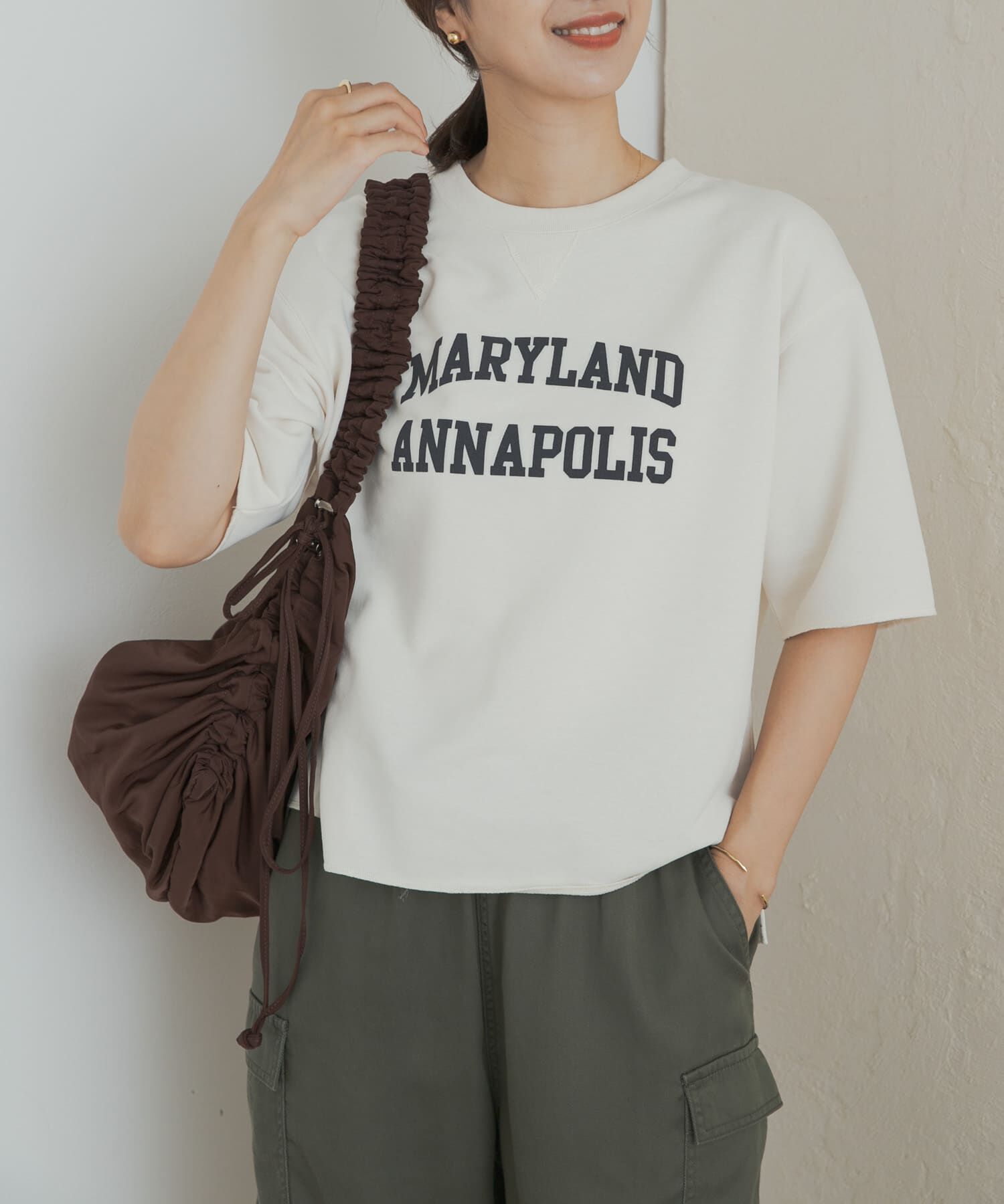 URBAN RESEARCH DOORS「速乾裏毛ロゴプルオーバー」|Tシャツ・カットソー|