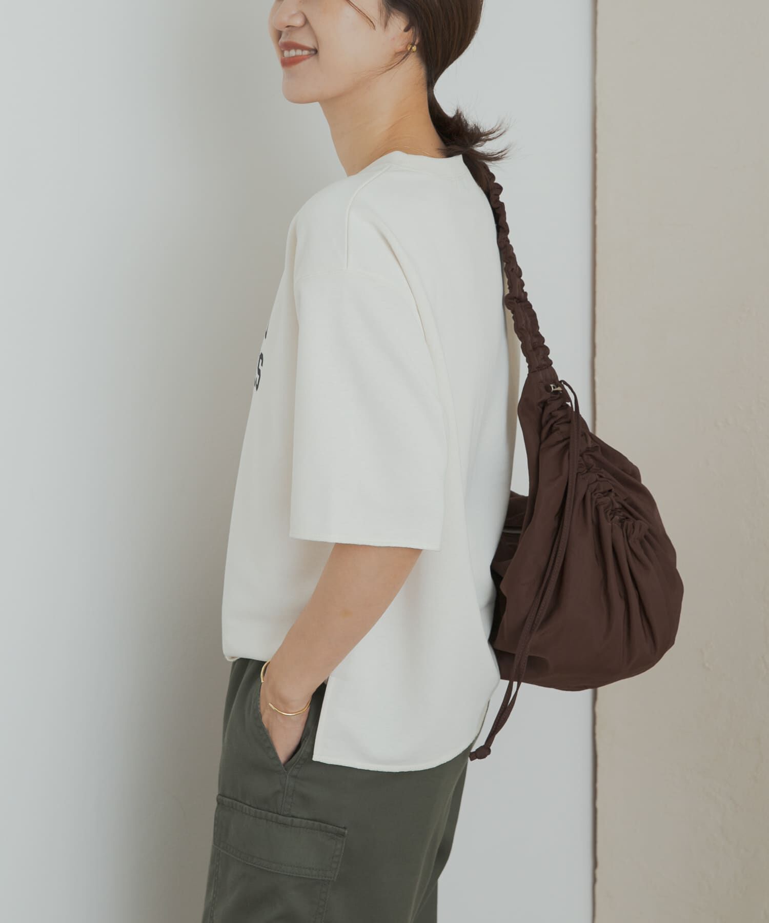 URBAN RESEARCH DOORS「速乾裏毛ロゴプルオーバー」|Tシャツ・カットソー|