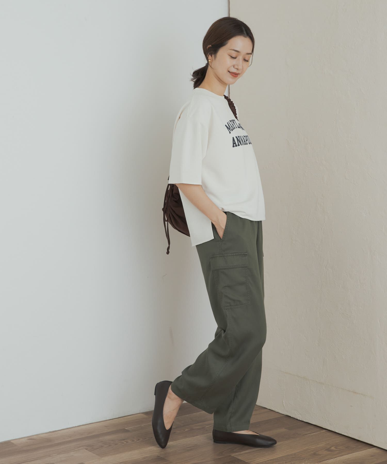 URBAN RESEARCH DOORS「速乾裏毛ロゴプルオーバー」|Tシャツ・カットソー|