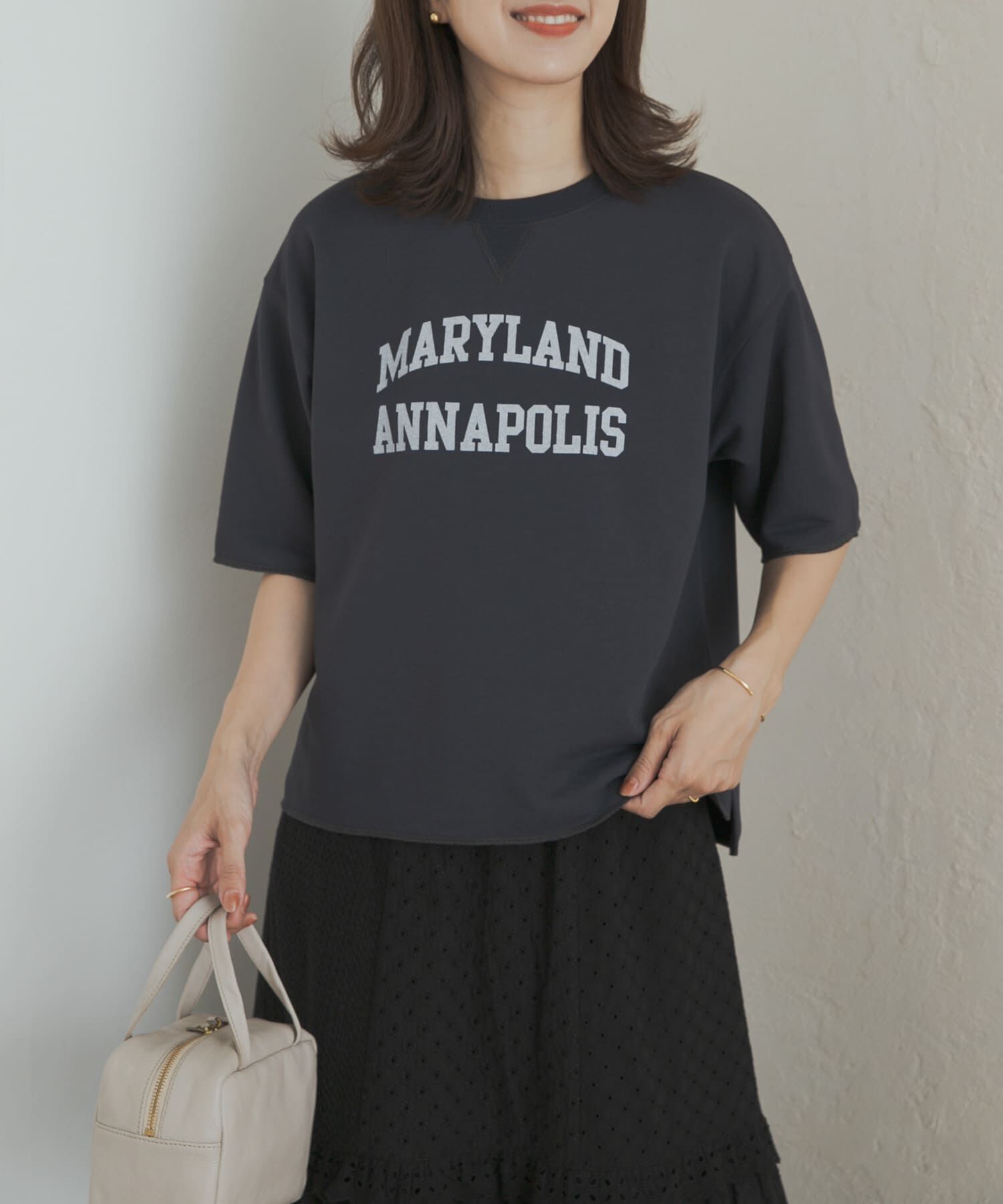 URBAN RESEARCH DOORS「速乾裏毛ロゴプルオーバー」|Tシャツ・カットソー|