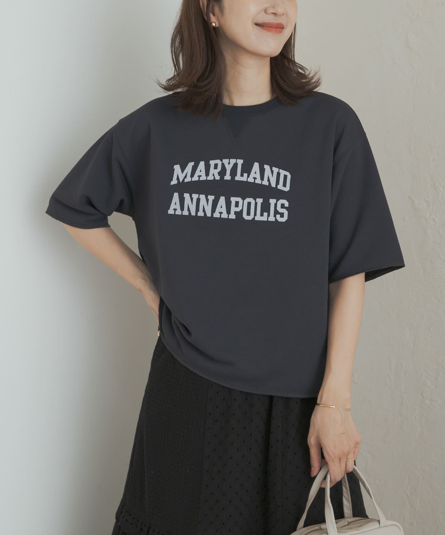 URBAN RESEARCH DOORS「速乾裏毛ロゴプルオーバー」|Tシャツ・カットソー|