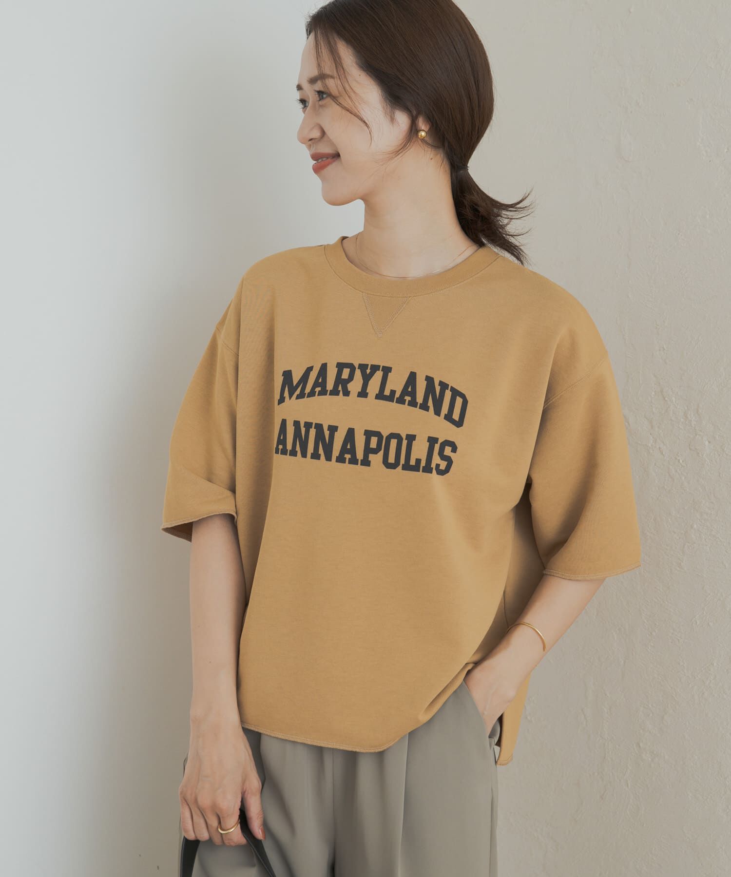 URBAN RESEARCH DOORS「速乾裏毛ロゴプルオーバー」|Tシャツ・カットソー|