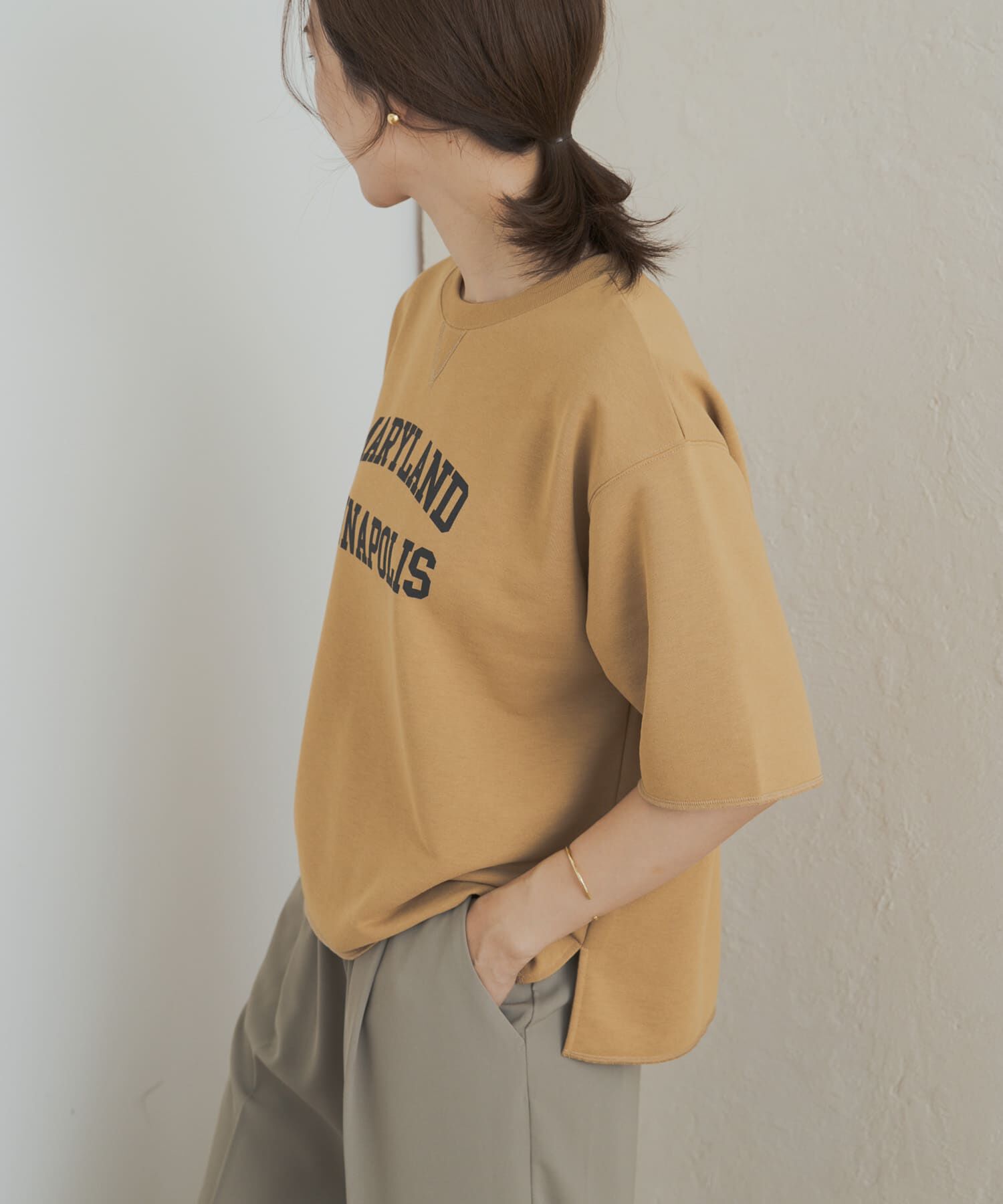 URBAN RESEARCH DOORS「速乾裏毛ロゴプルオーバー」|Tシャツ・カットソー|