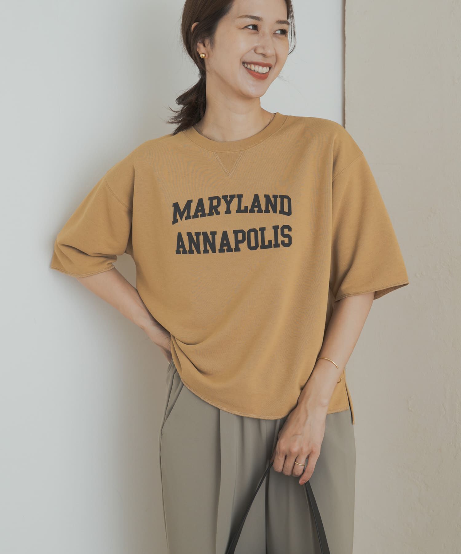 URBAN RESEARCH DOORS「速乾裏毛ロゴプルオーバー」|Tシャツ・カットソー|