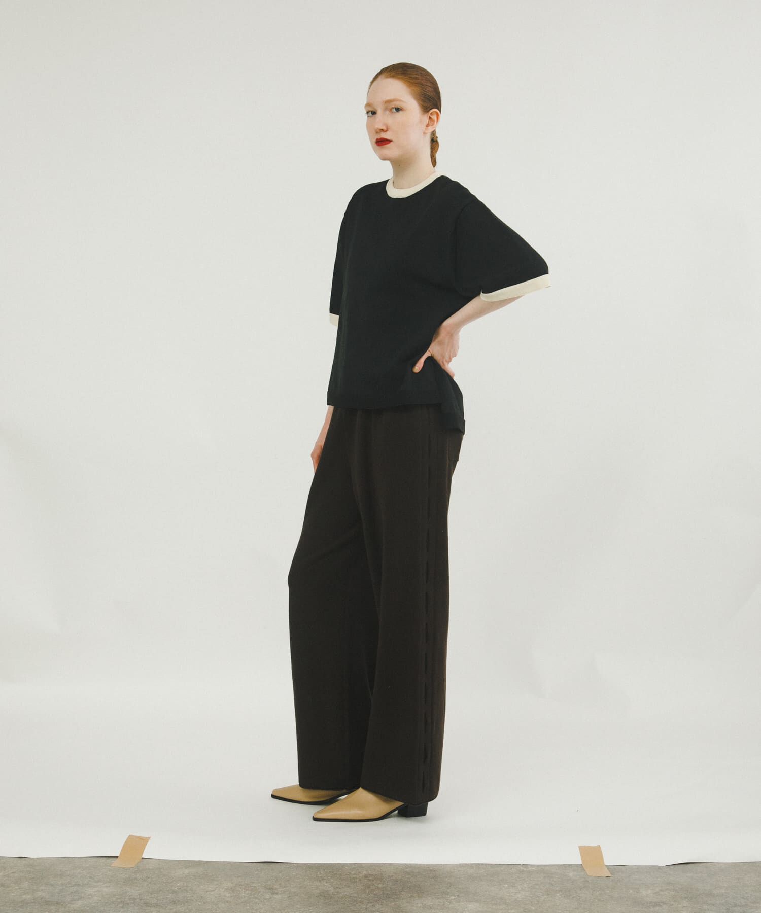 LAATO「ringer knit tee」|ニット・セーター|