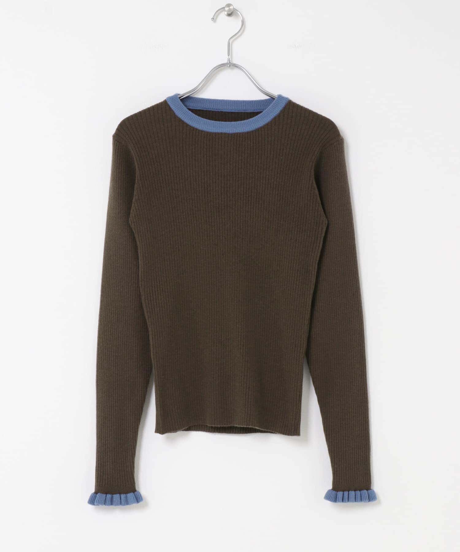 袖口フリルクルーネックプルオーバー（Sonny Label ）｜ルミネの