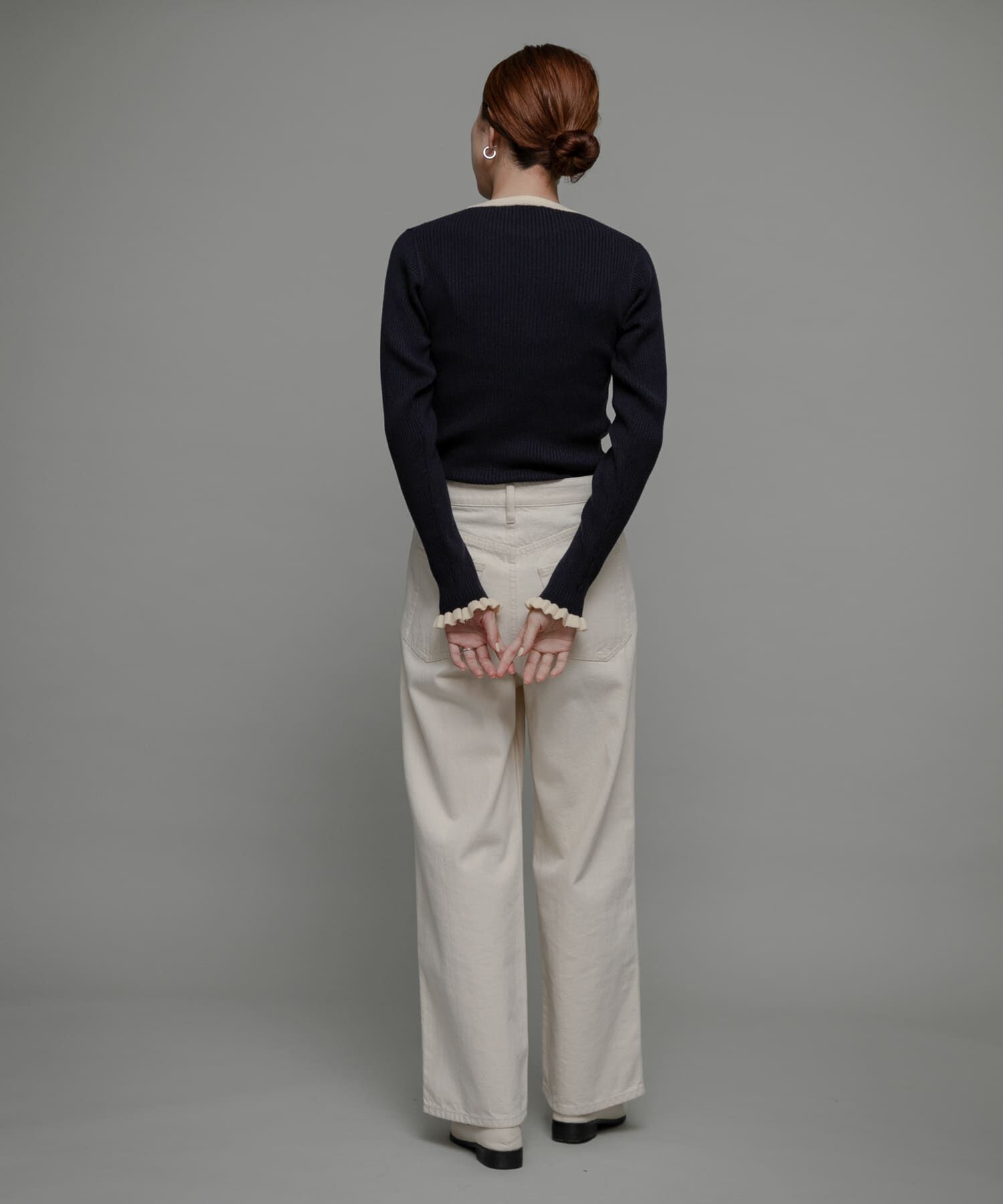 袖口フリルクルーネックプルオーバー（Sonny Label ）｜ルミネの