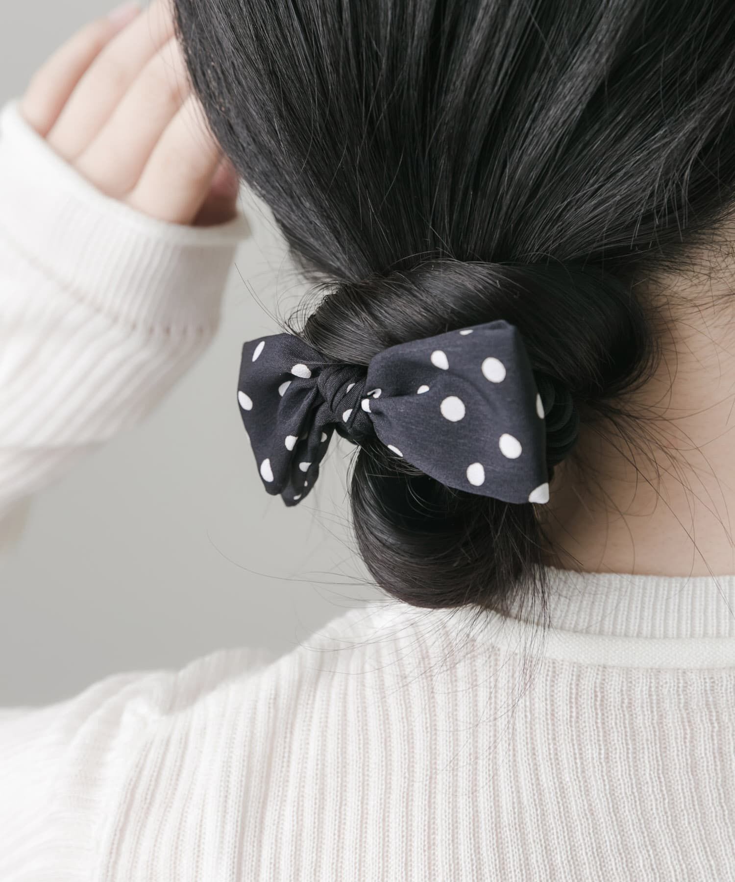 SMELLY「ドットリボン3セットヘアゴム」|ヘアゴム・シュシュ|