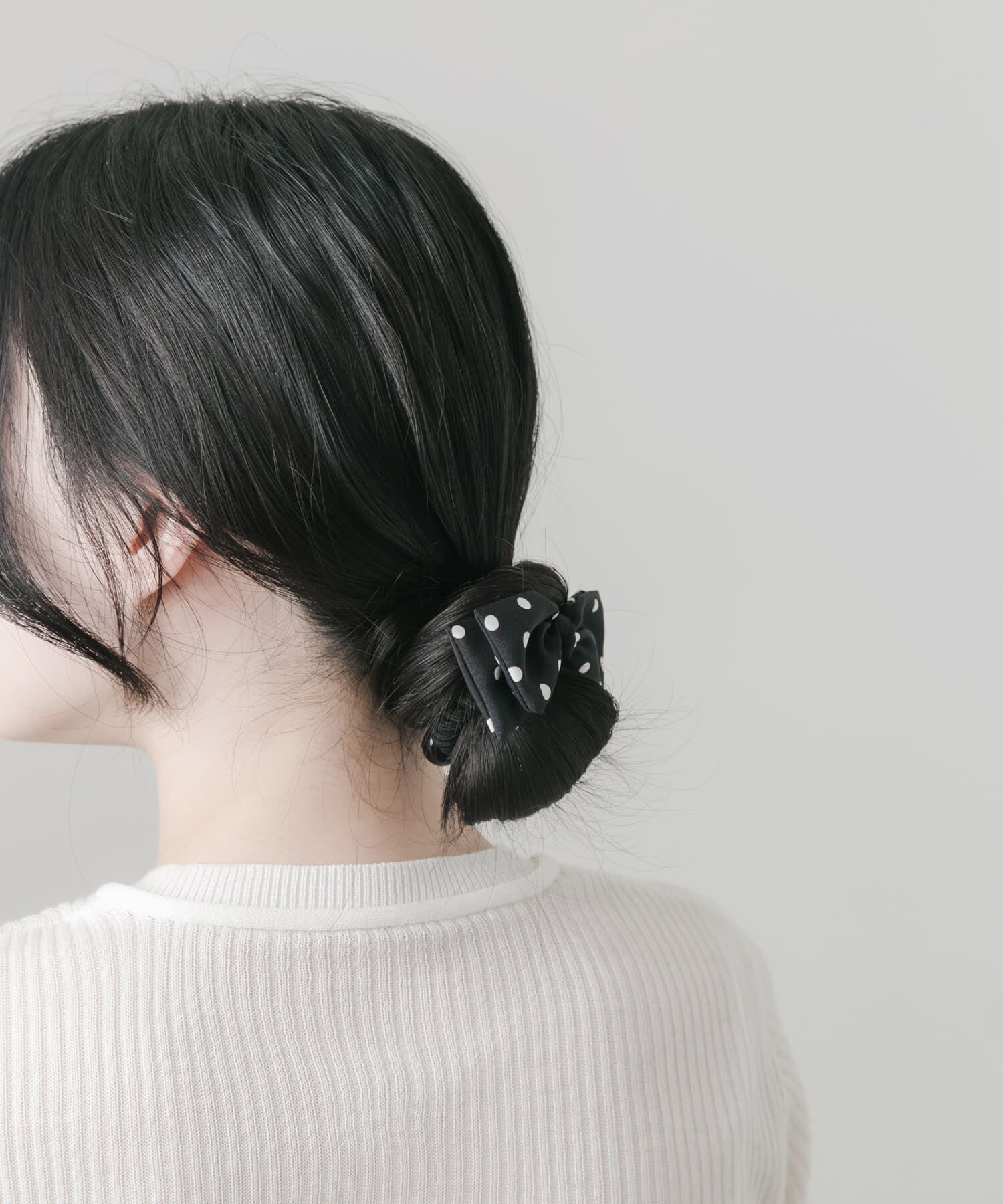 SMELLY「ドットリボン3セットヘアゴム」|ヘアゴム・シュシュ|